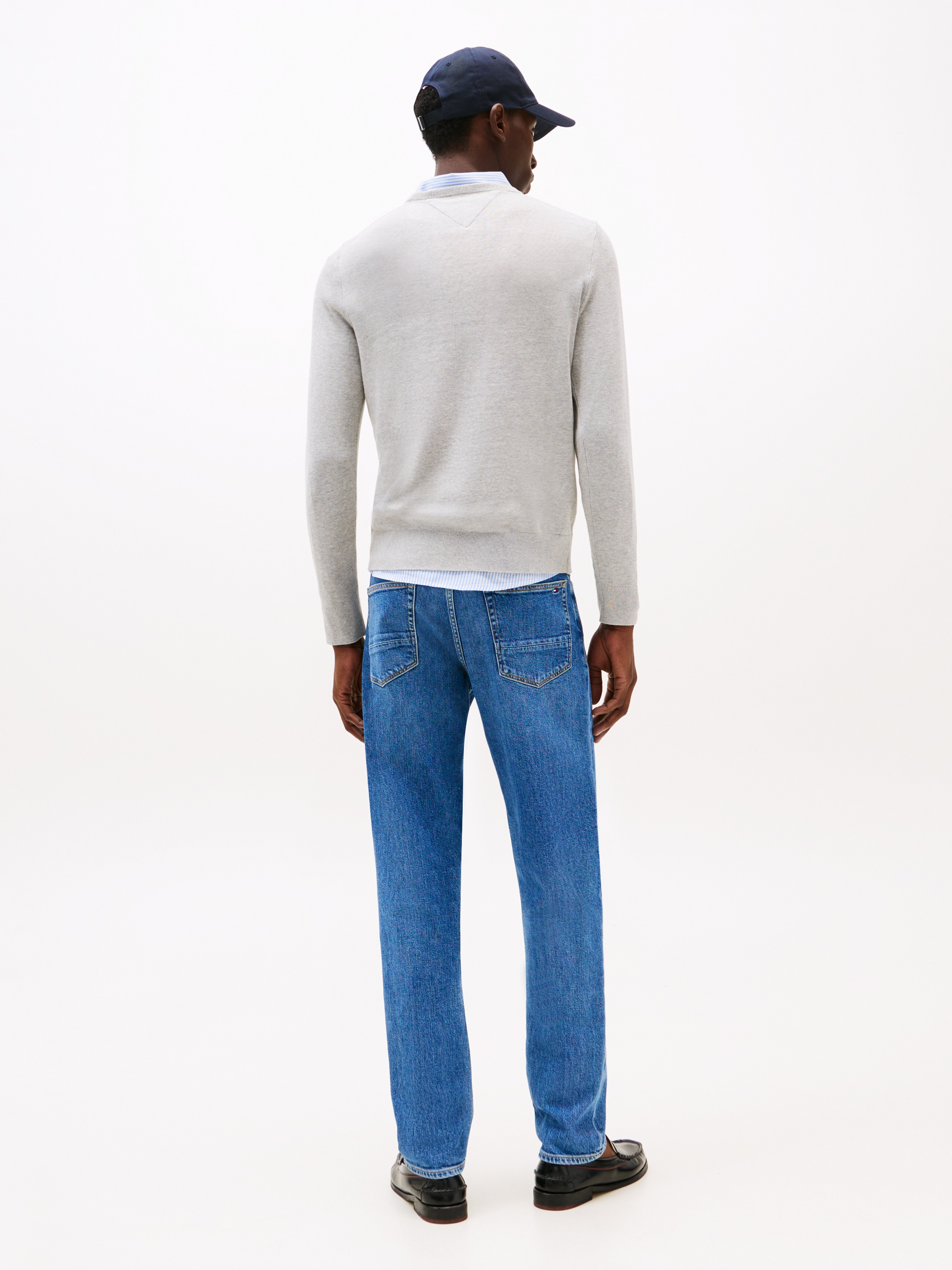 Tommy Hilfiger Rundhalspullover »ESSENTIAL COTTON« Crewneck Regular Fit Premium Mode