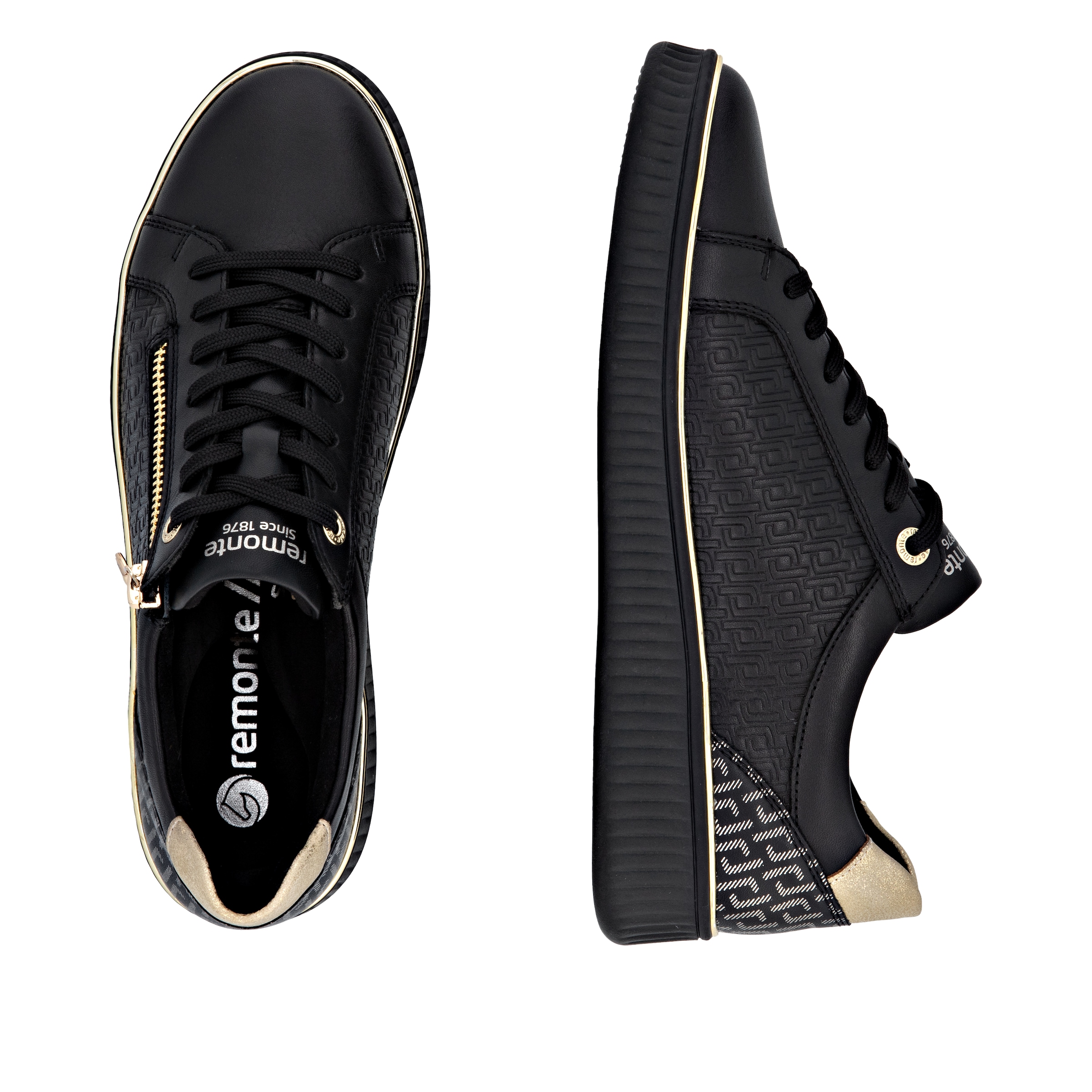 Remonte Plateausneaker »Elisabeth Hurley-Collection«, Schnürschuh, Halbschuh, Freizeitschuh mit Lite´n Soft Ausstattung
