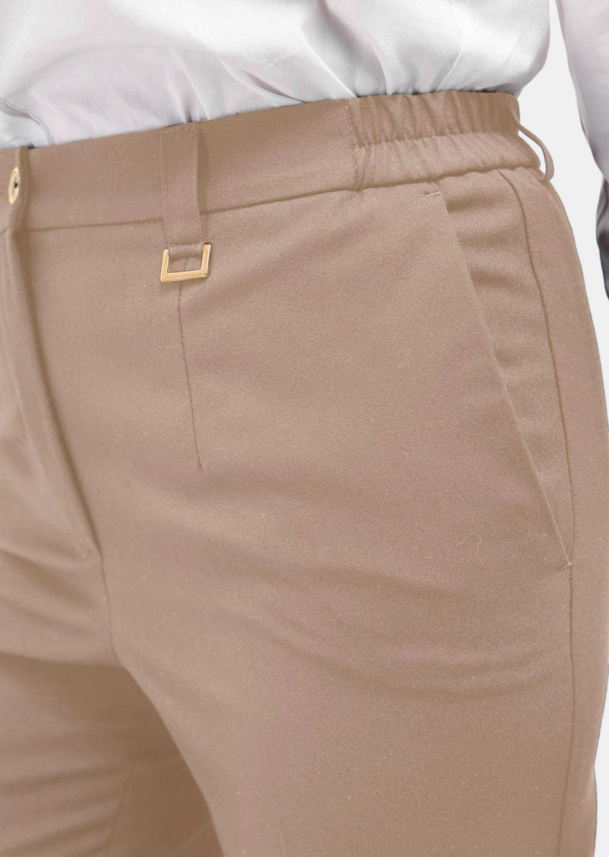 GOLDNER Stoffhose »Kurzgröße Bequeme Hose ANNA mit Bügelfalte«