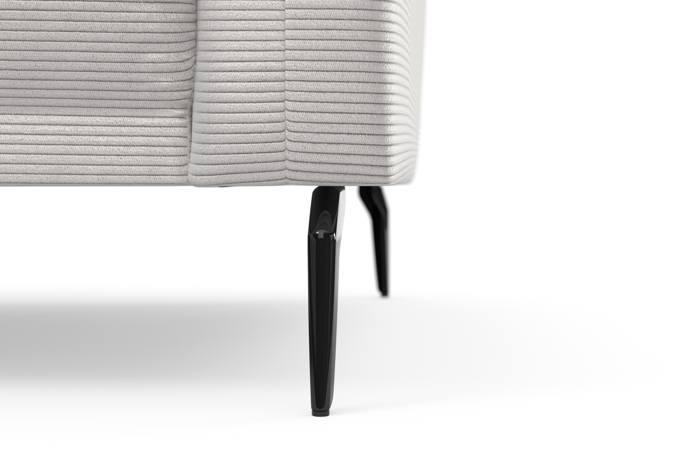 INOSIGN Ecksofa »Coco L-Form«, Sitztiefen-, Arm- und Kopfteilverstellung, Cord-Bezug, Fußhöhe 15 cm
