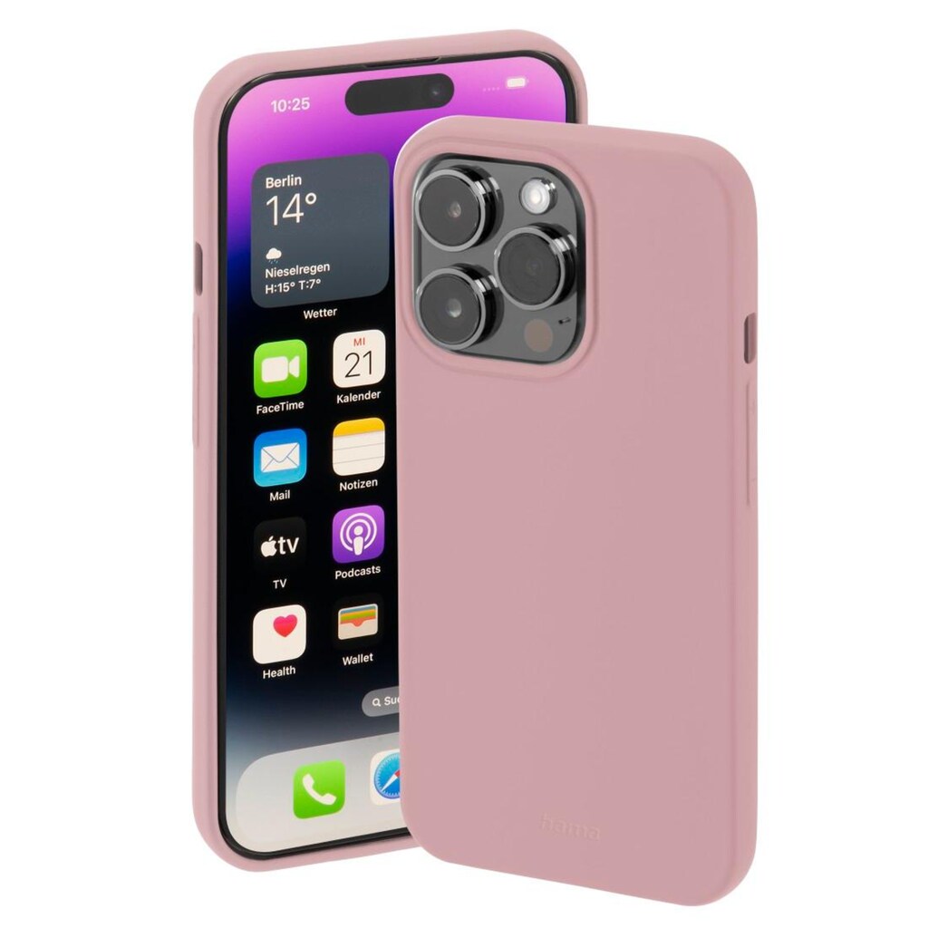 Hama Smartphone-Hülle »Cover "Finest Feel" für Apple iPhone 14 Pro, Smartphonehülle«, iPhone 14 Pro