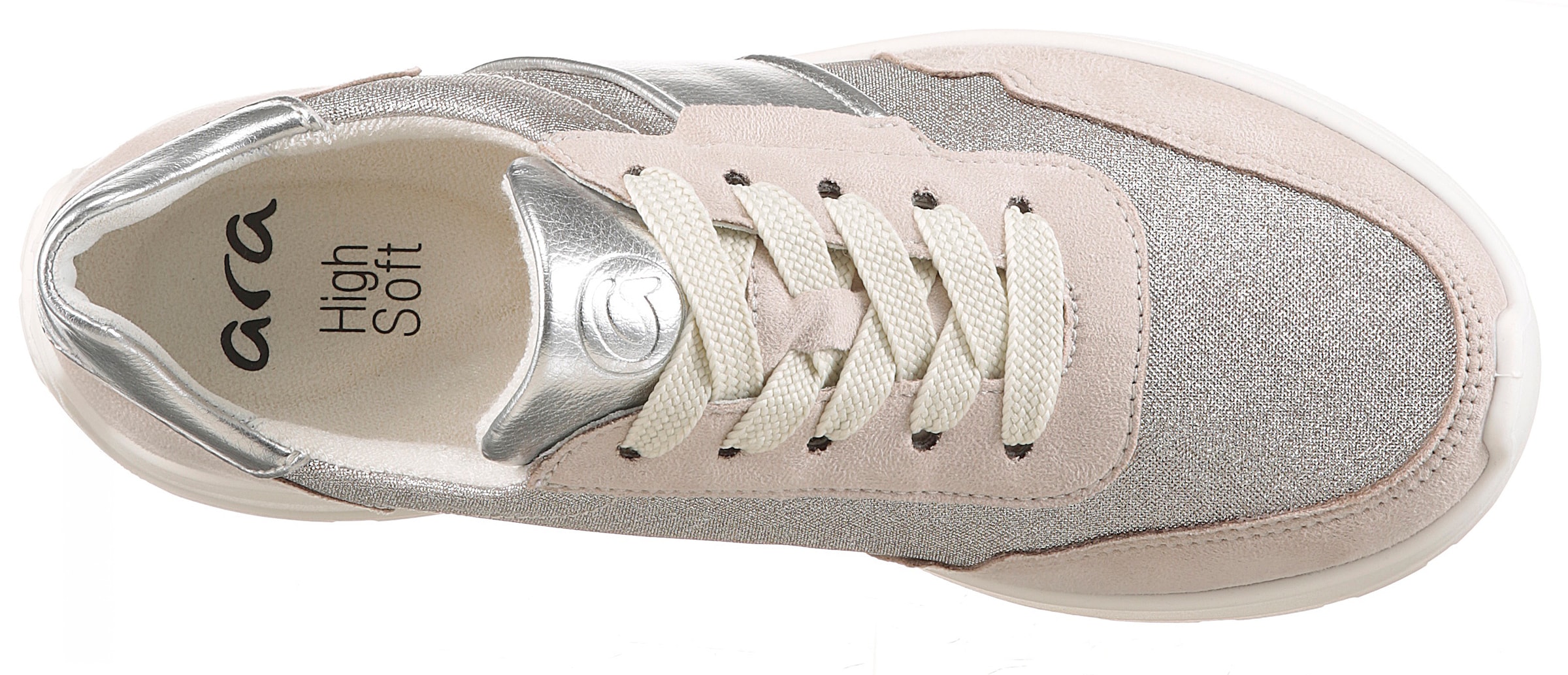 Ara Keilsneaker »NEW YORK«, Keilsneaker, Schnürschuh in Komfortweite H (= sehr weit)