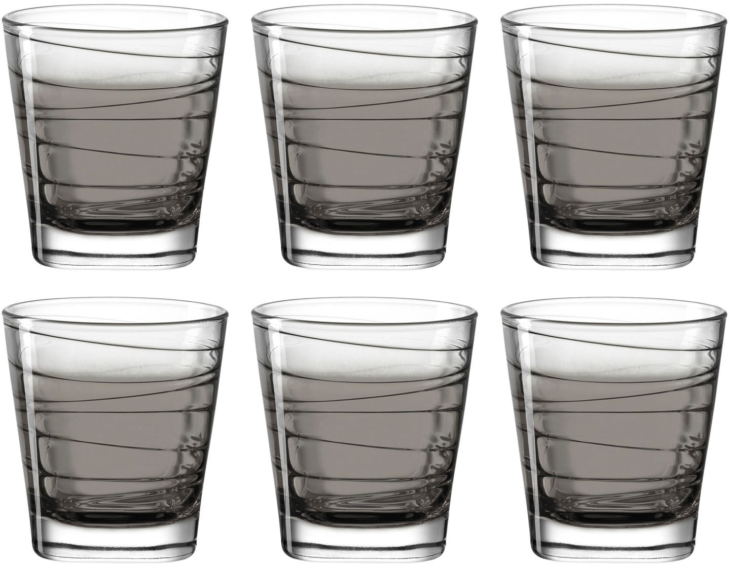 Gläser-Set »VARIO STRUTTURA«, (Set, 6 tlg.), 250 ml, 6-teilig