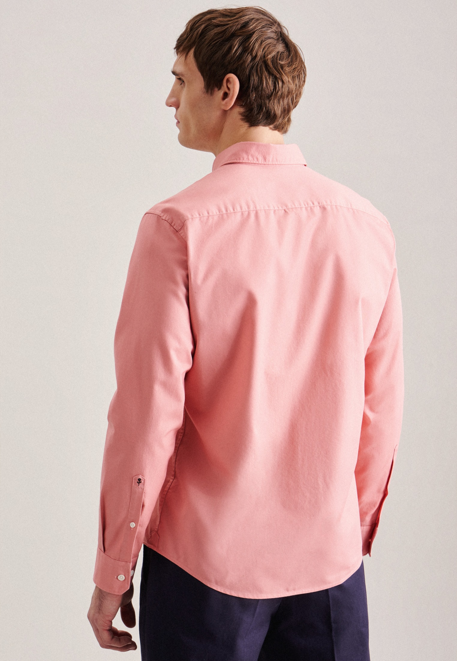 seidensticker Businesshemd »Schwarze Rose«, Regular Langarm Button-Down-Kragen Uni