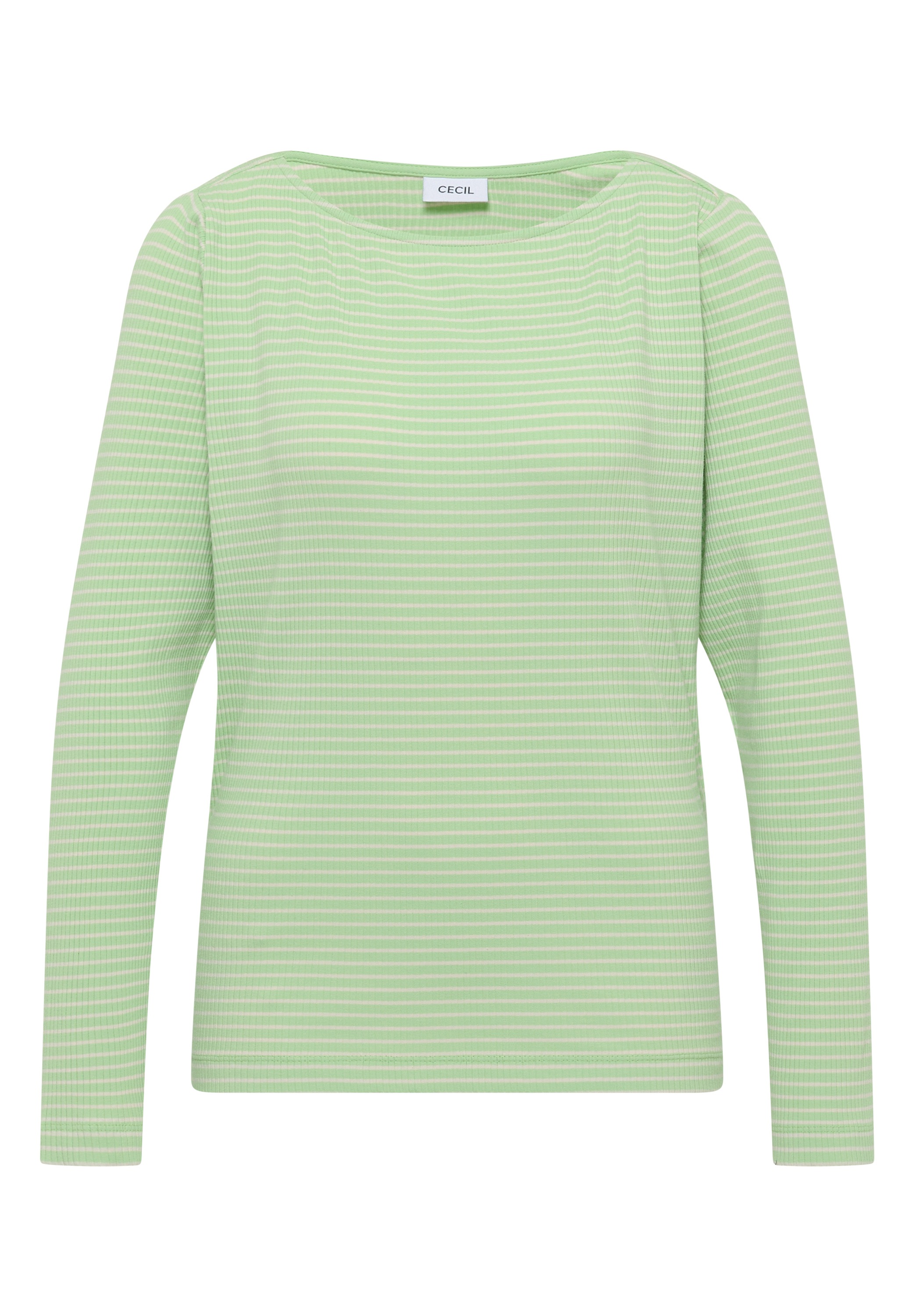 Cecil Langarmshirt mit Streifen-Muster