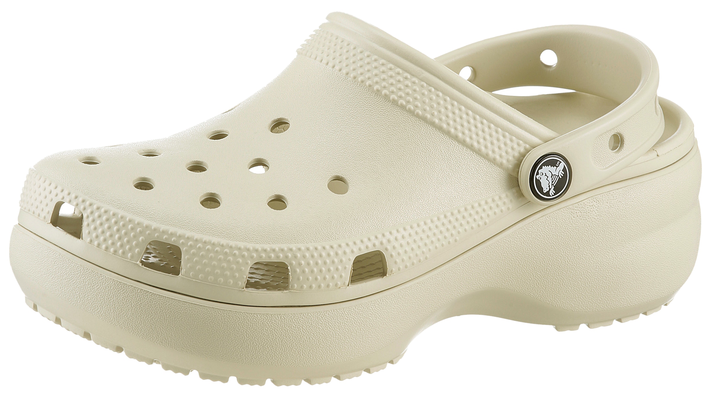 Crocs Clog »Classic Platform Clog W«, Plateau, Sommerschuh, Schlappen, Hausschuh, trendige Plateausohle