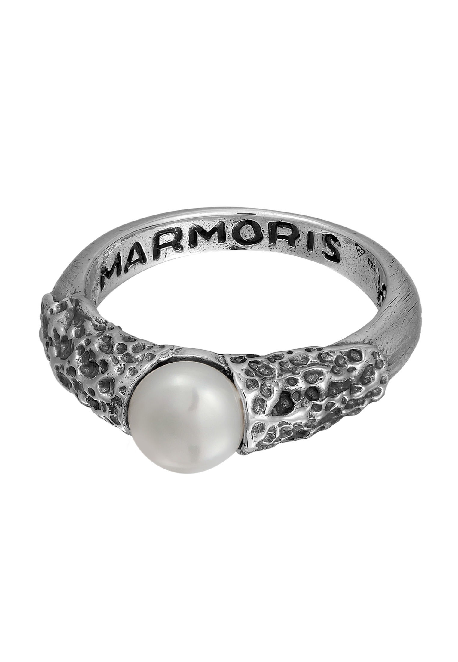 HAZE & GLORY Silberring »Ring Perle Vintage 925 Silber«