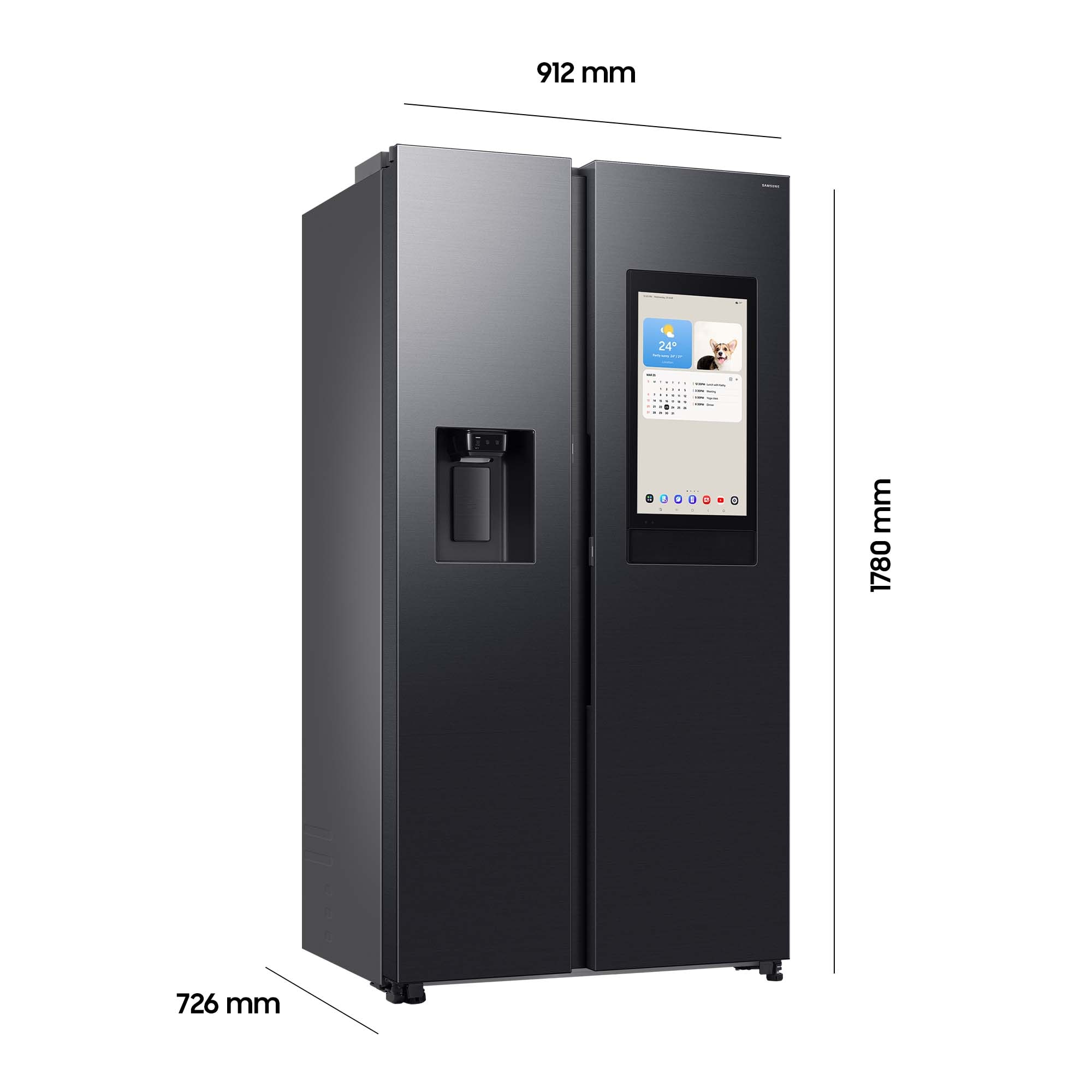 Samsung Side-by-Side RS97F »RS90F66BEFEF«