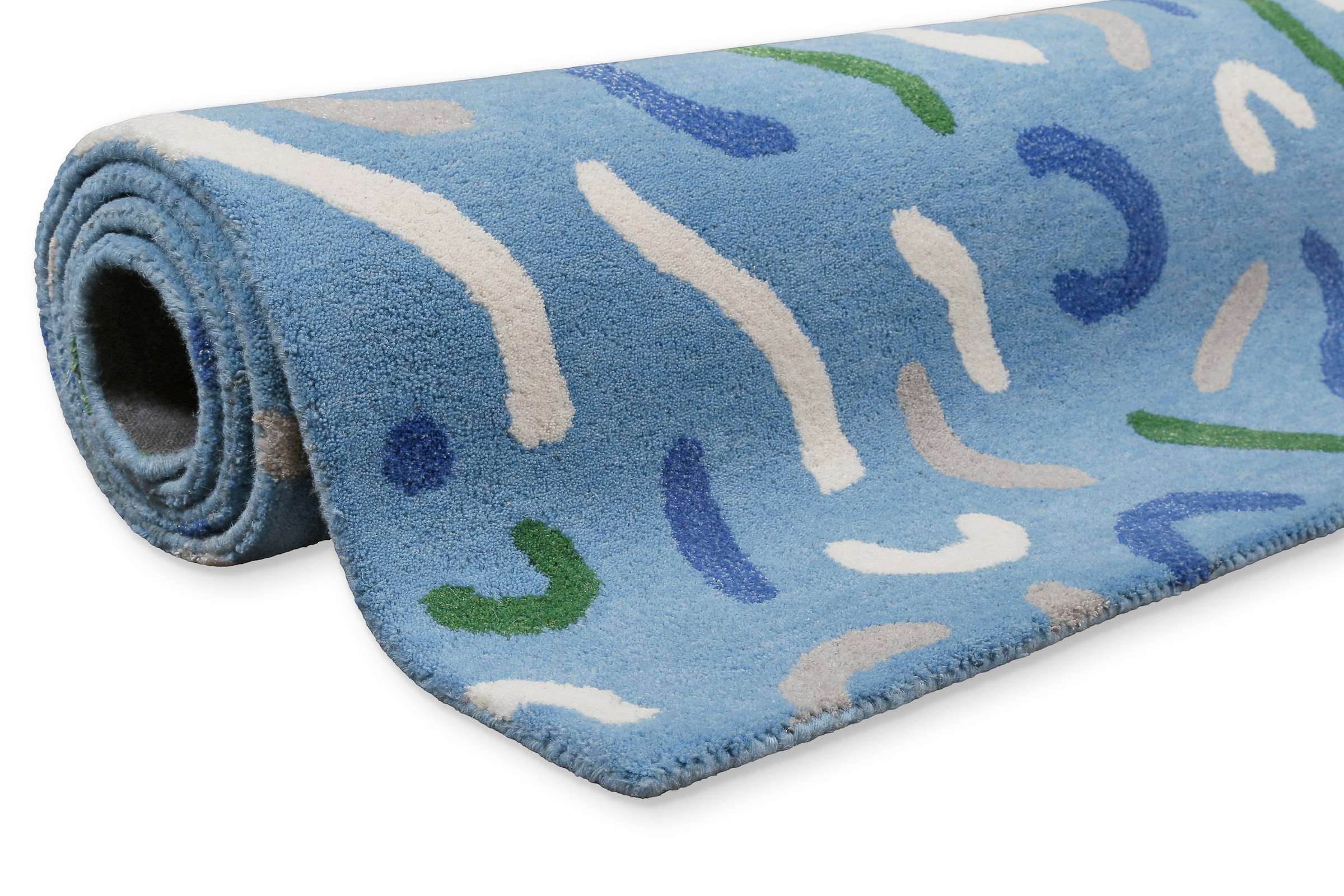 SMART KIDS Kinderteppich »Confetti« rechteckig 16 mm Höhe Kinder- & Spielteppich, Hoch-Tief-Effekt, Schurwolle, Kinderzimmer