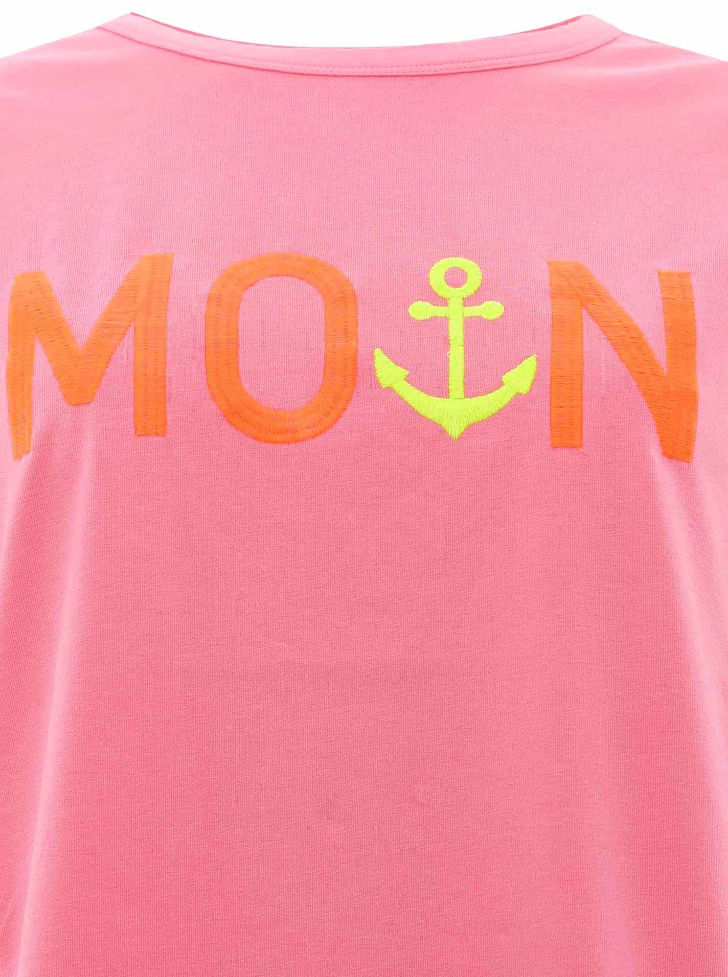 Zwillingsherz T-Shirt »"MoinZH"«, Kurzarm, Rundhalsausschnitt, Stickerei, Baumwollmischung