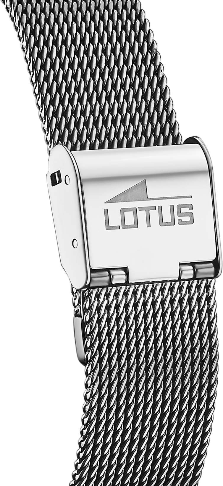 Lotus Quarzuhr, Armbanduhr, Damenuhr, Edelstahlarmband