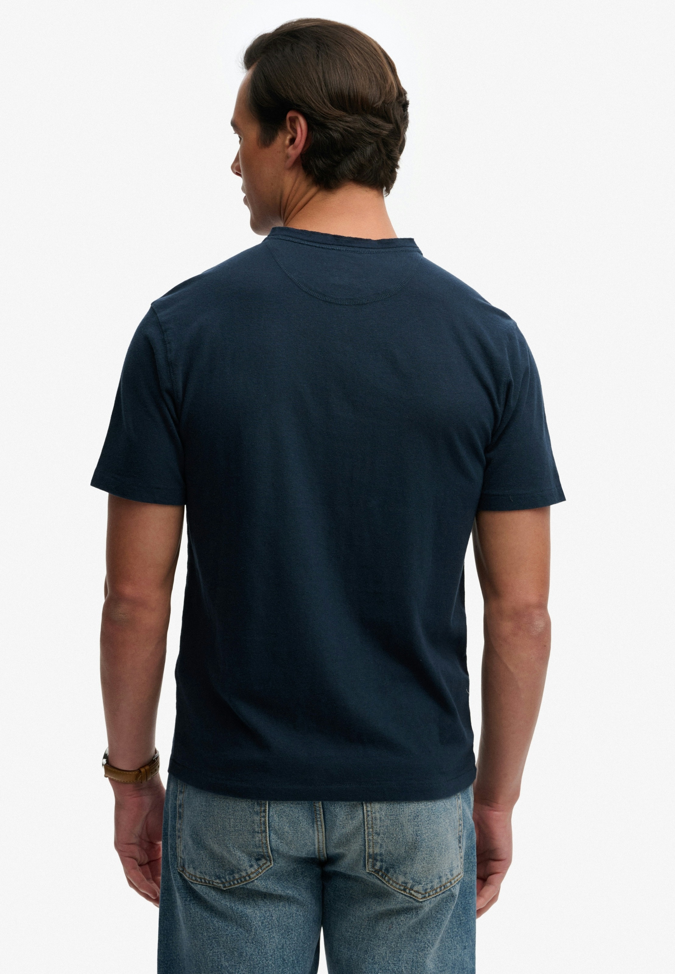 Superdry T-Shirt »CLASSIC COTTON LIN SS GRANDAD«