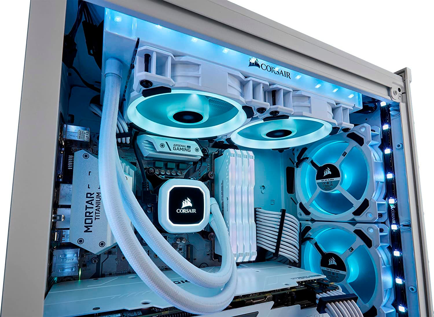 Corsair Computer-Kühler »LL120 RGB LED PMW Fan White Single Pack«, (1 St.)