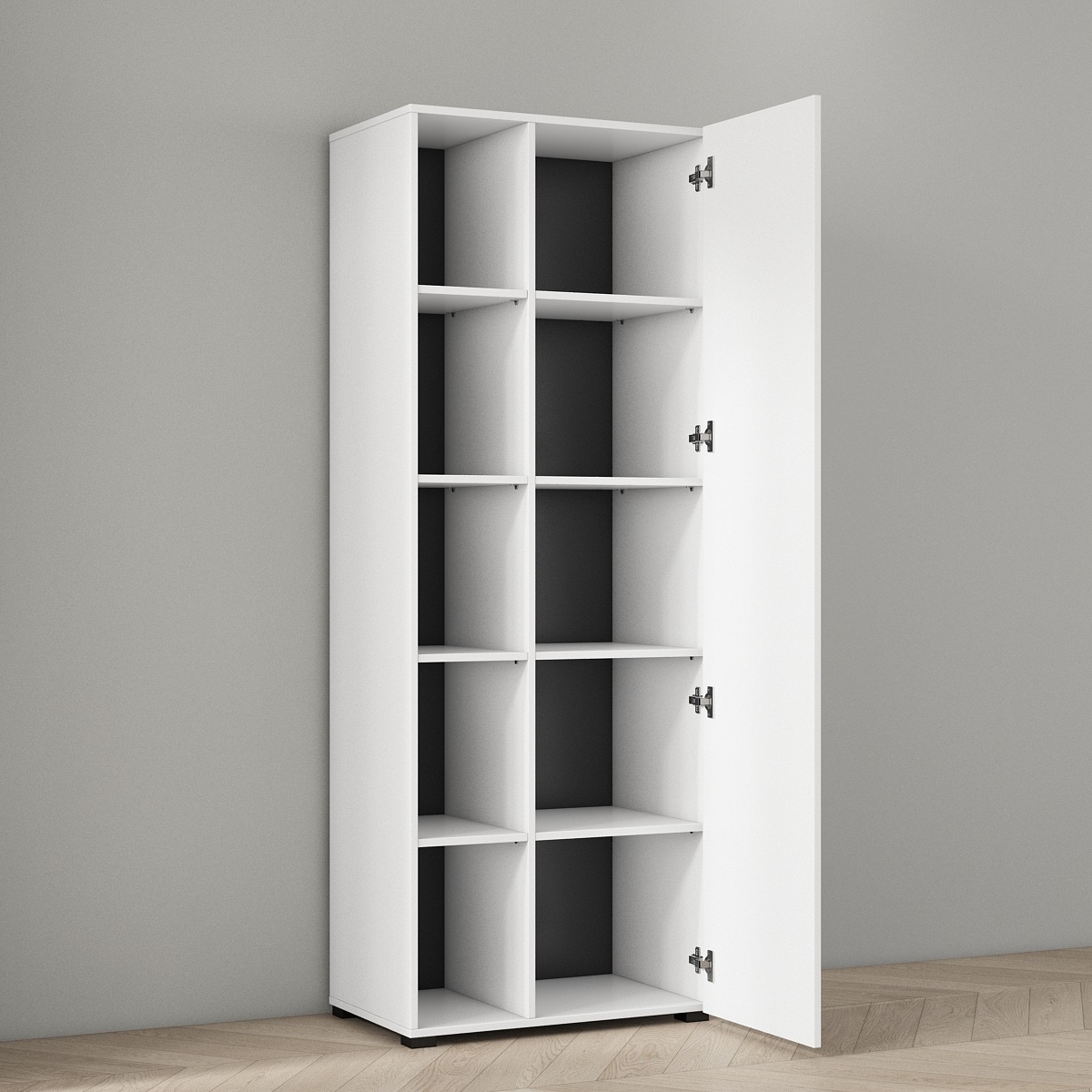 OTTO home Aktenschrank »Moid, moderner Mehrzweckschrank,« Maße: 64,5x41,5x175 cm, 5 Fächer mit viel Stauraum