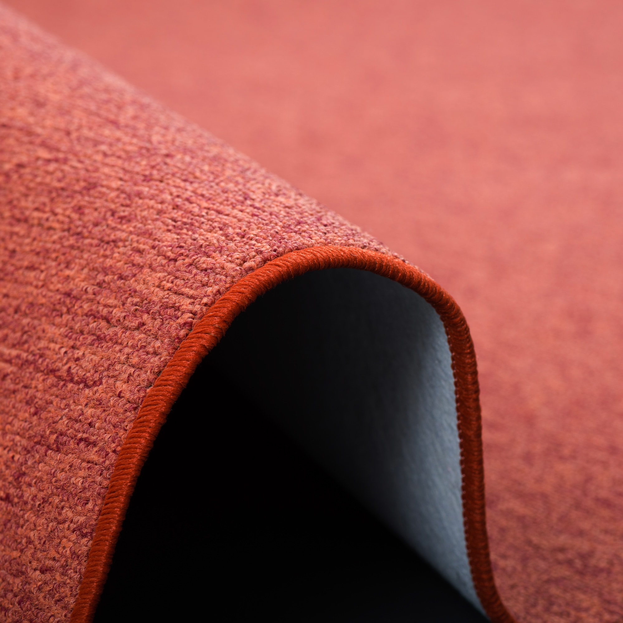 my home Teppich »Fortis, Schlinge, Made in Netherlands«, rund, 5 mm Höhe, Uni Farben, gekettelt, strapazierfähig, Wohnzimmer
