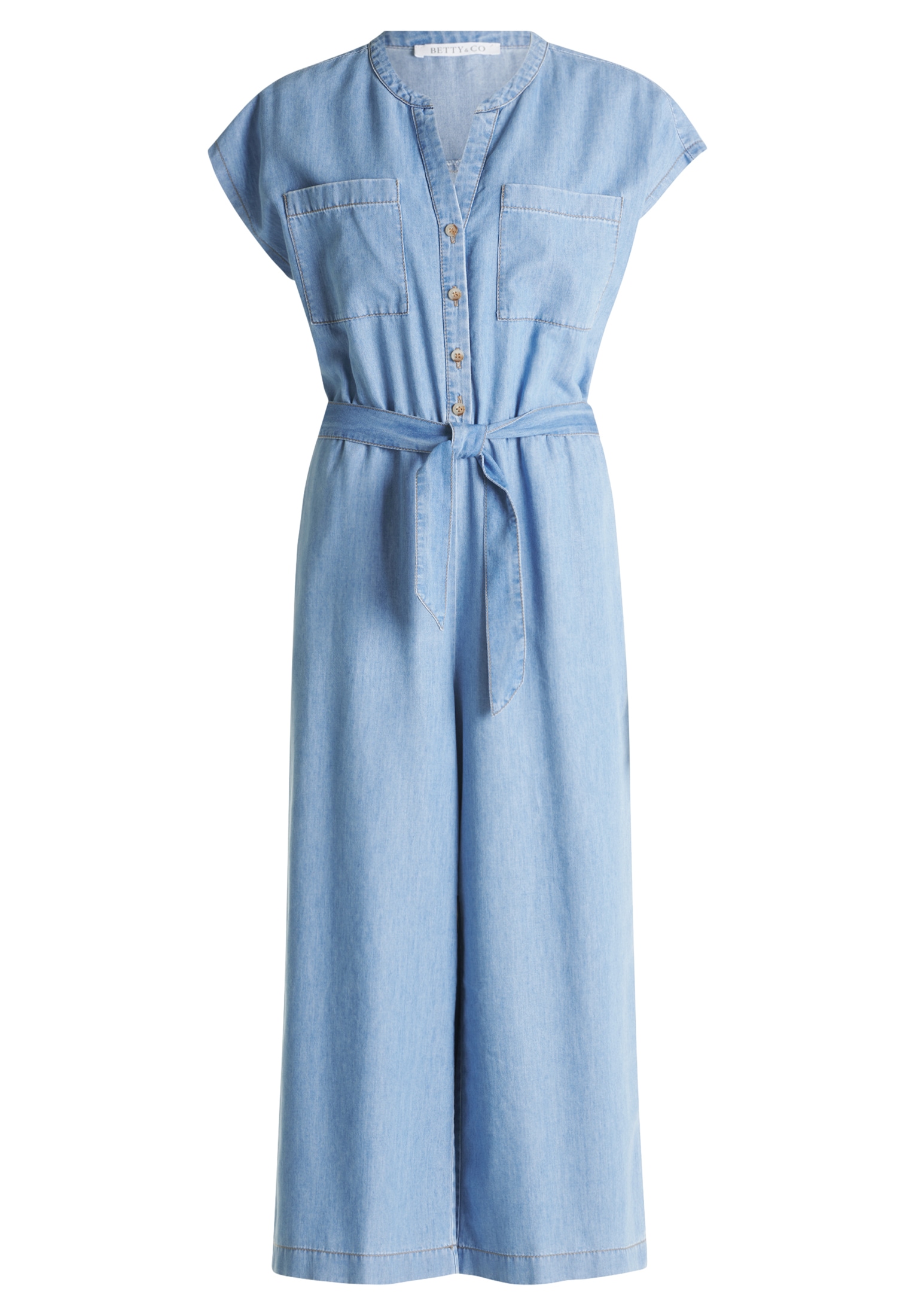 Betty&Co Jumpsuit »Jumpsuit mit aufgesetzten Taschen«