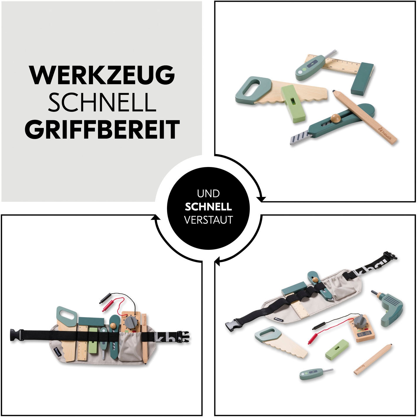Hauck Spielwerkzeug »Learn to Work«, (Set), FSC® - schützt Wald - weltweit
