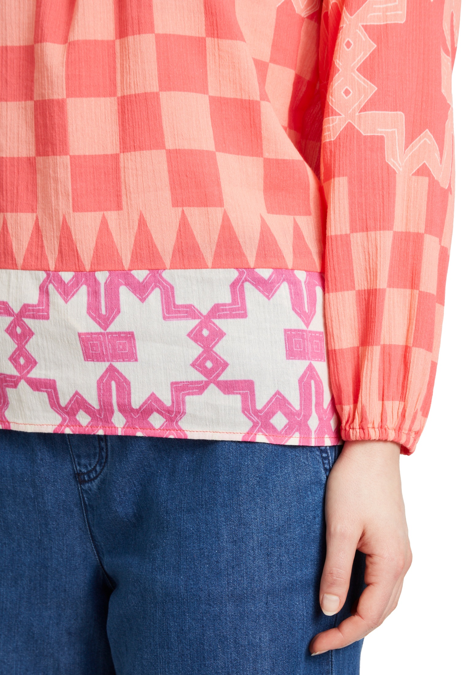 Cartoon Carmenbluse »Carmenbluse mit Muster«