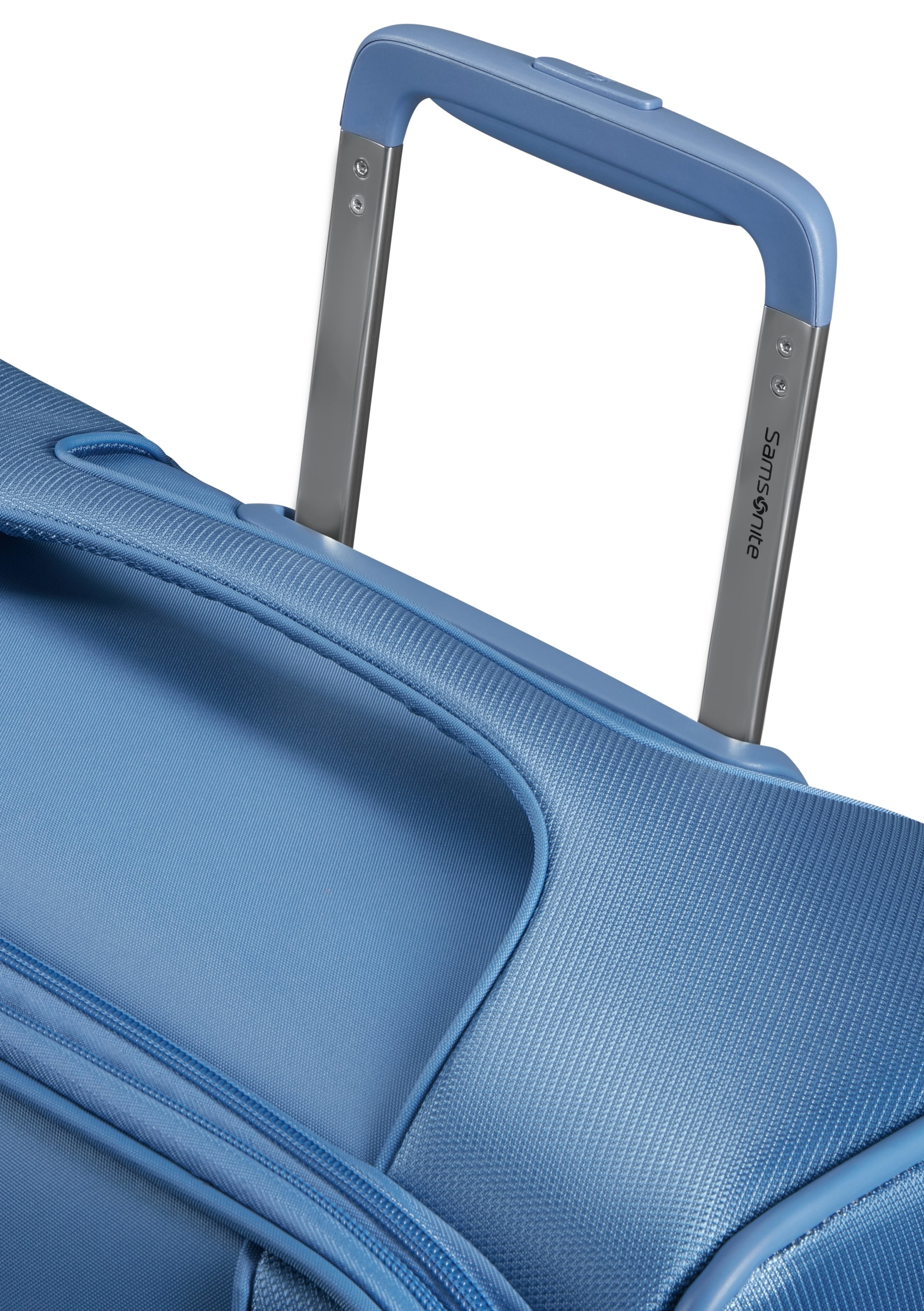 Samsonite Weichgepäck-Trolley »RE-LITE, verschiedene Größen und Farben«, (Set, 2 St., mit 2 Packwürfeln), 4 Rollen, Reisekoffer TSA-Schloss Stickerbogen Volumenerweiterung Laptopfach