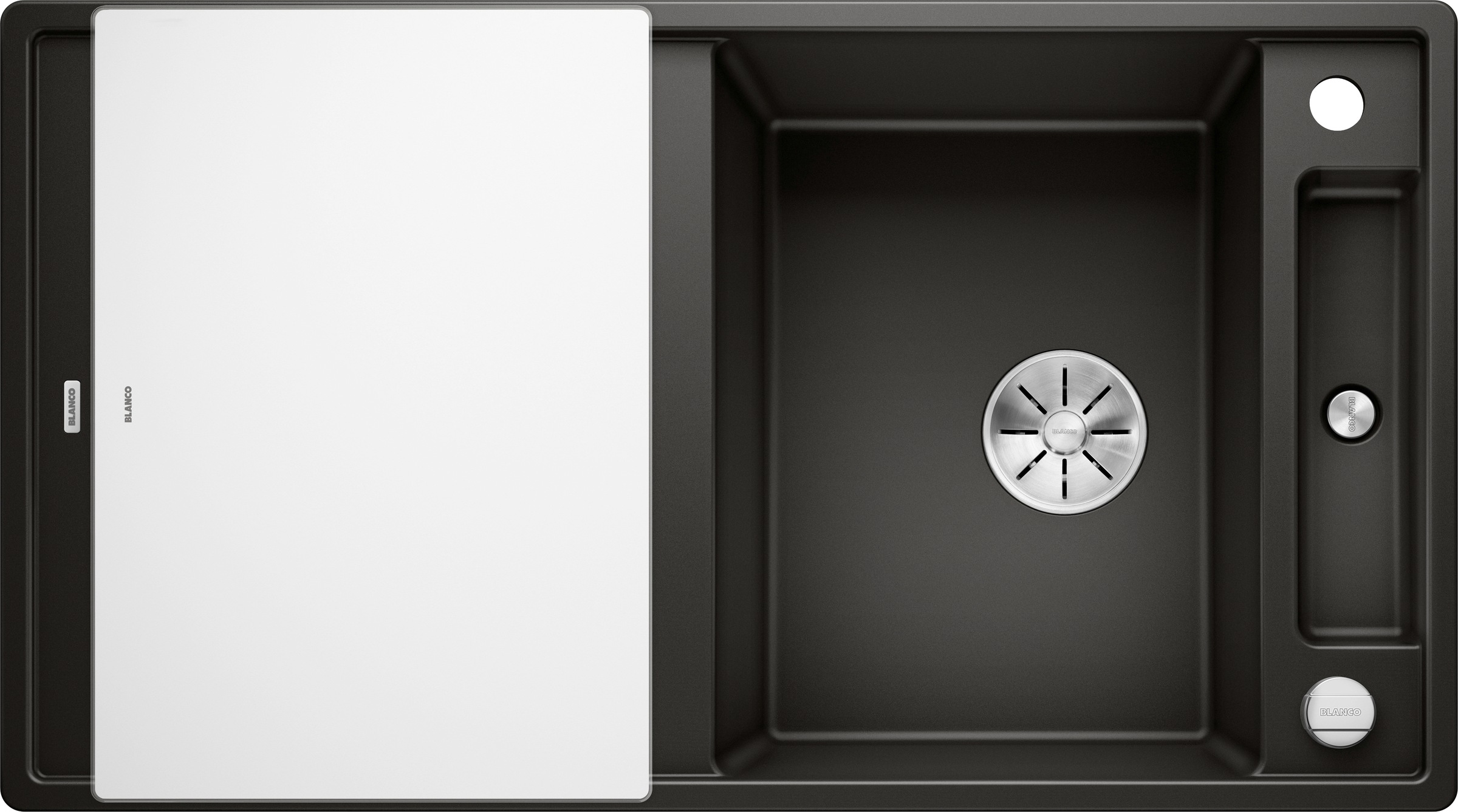 Blanco Granitspüle »AXIA III 5 S« 1 Stk. tlg. inklusive gratis Glasschneidebrett