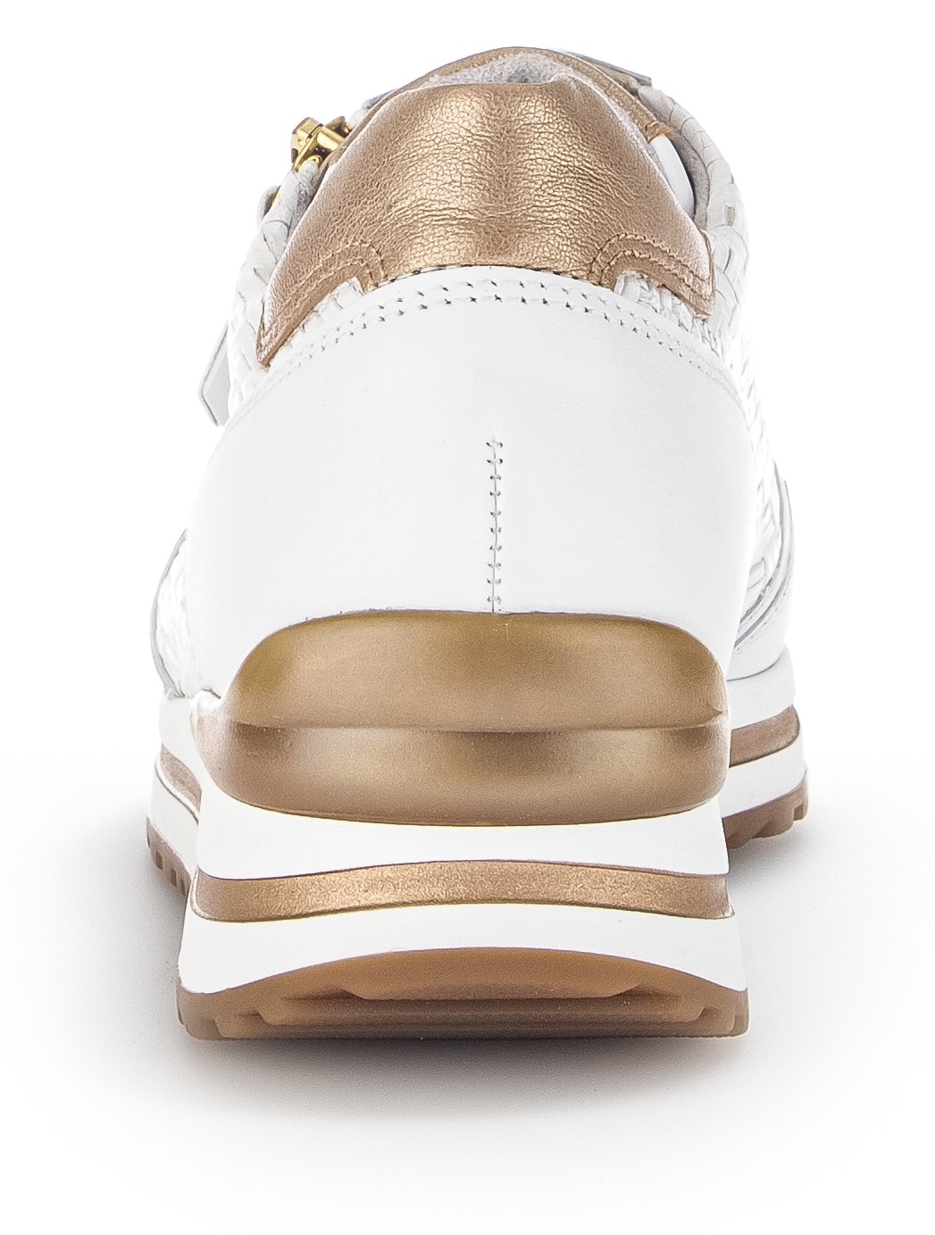 Gabor Keilsneaker »TURIN«, mit schönen Metallic-Details, Freizeitschuh, Halbschuh, Schnürschuh