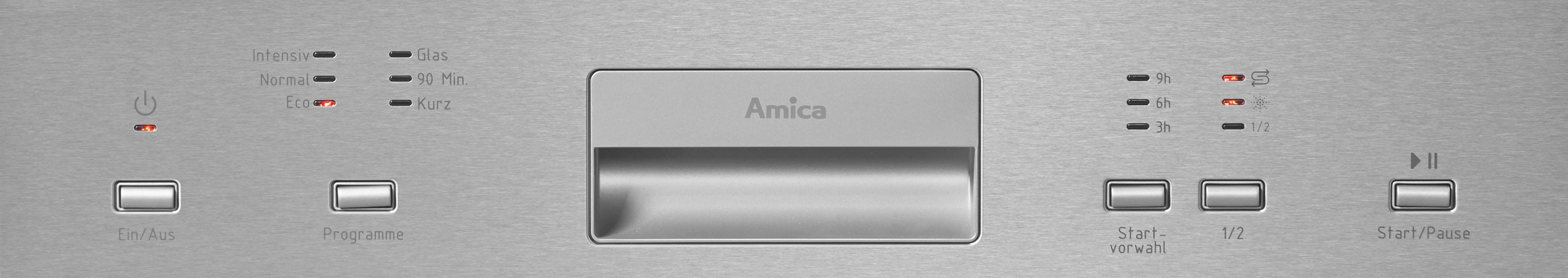 Amica teilintegrierbarer Geschirrspüler »EGSP 14696-1 E«, 14 Maßgedecke, Startzeitvorwahl