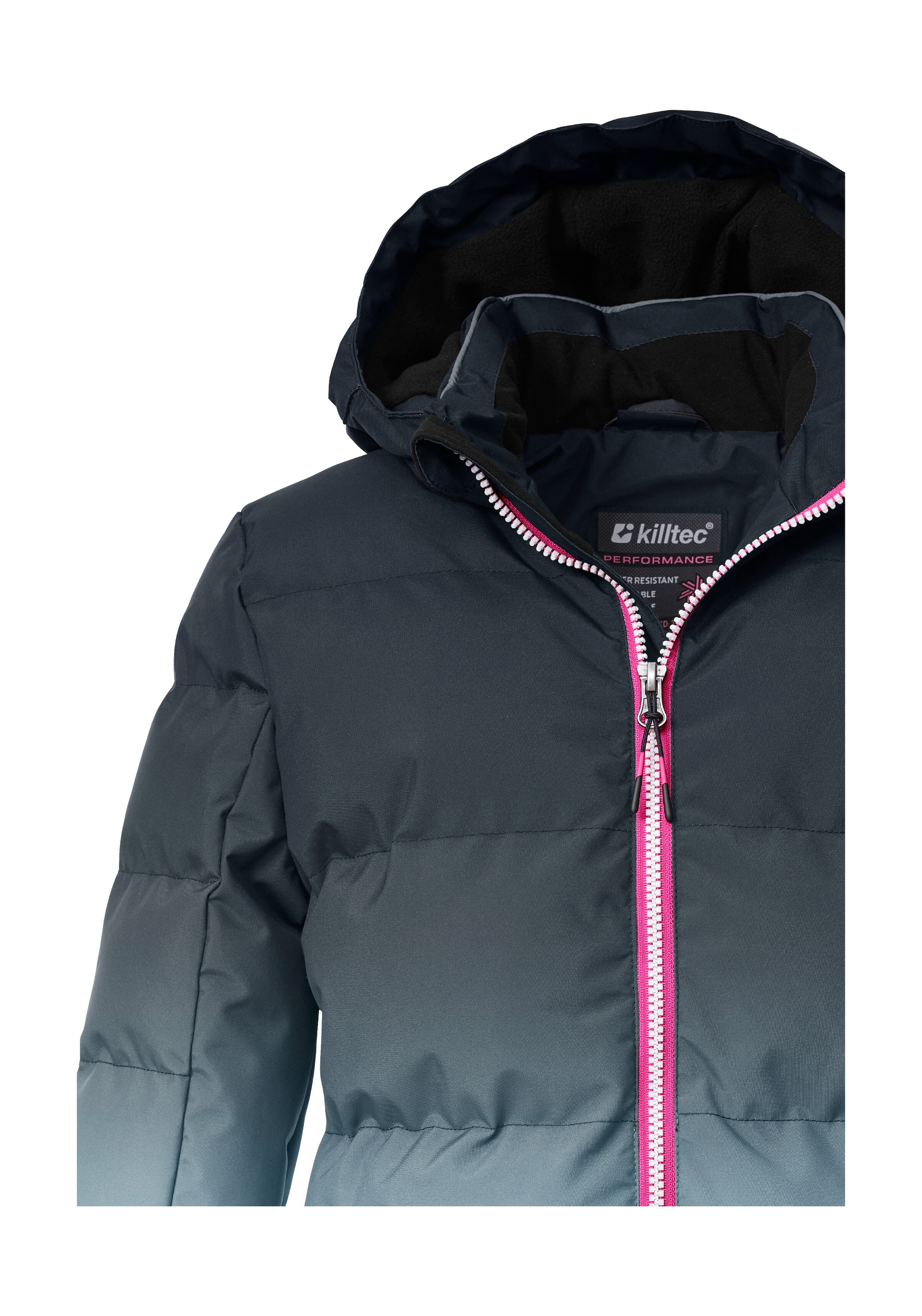Killtec Skijacke »KSW 330 GRLS SKI QLTD JCKT«, Wasserabweisende Winterjacke, atmungsaktiv, verstellbare Kapuze
