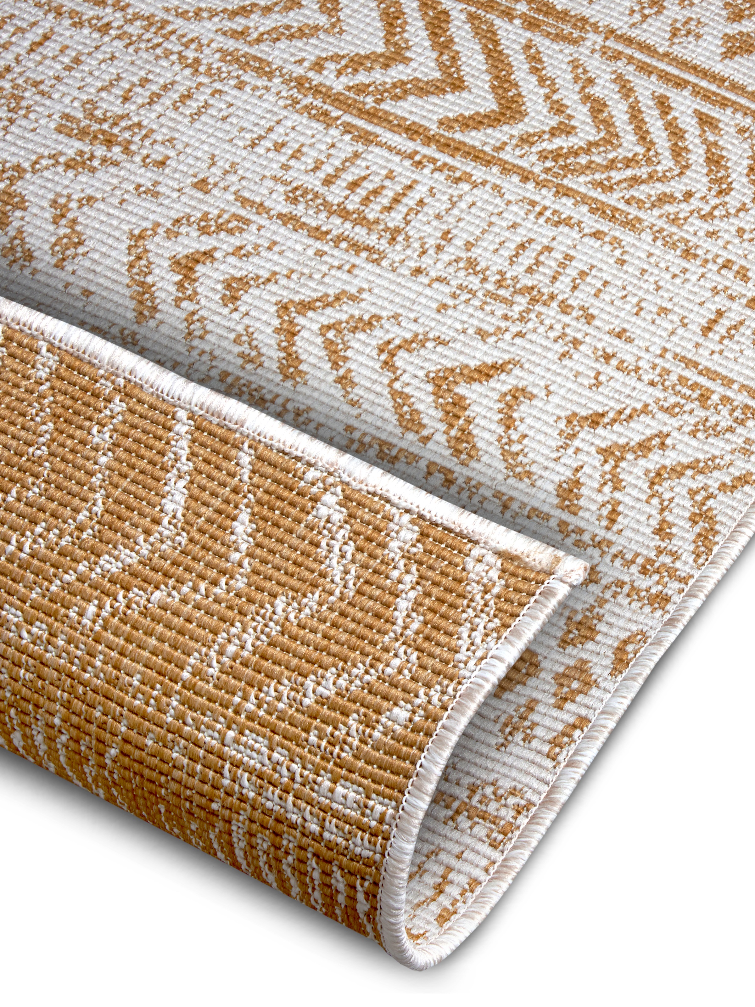 NORTHRUGS Teppich »BIRI Wendeteppich«, rechteckig, 5 mm Höhe, In-& Outdoor, Wetterfest, Balkon, Läufer, Wohnzimmer, Wasserfest, Boho