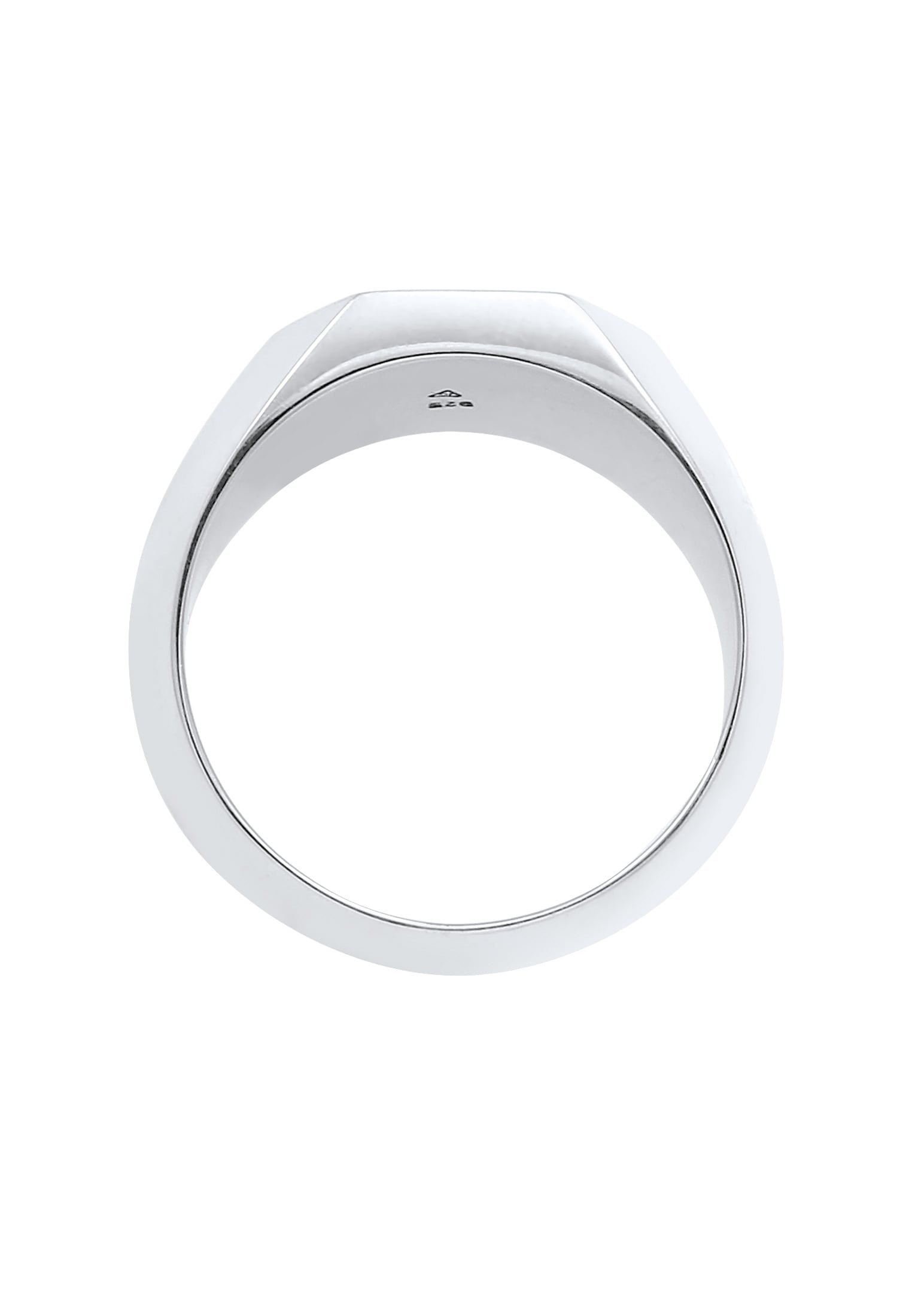 Kuzzoi Siegelring »Ring Herren Siegelring Emaille Stilvoll 925 Silber«