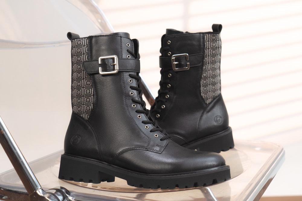 Remonte Schnürstiefelette  Schnürboots, Profilsohle, Blockabsatz, mit Innenreißverschluss