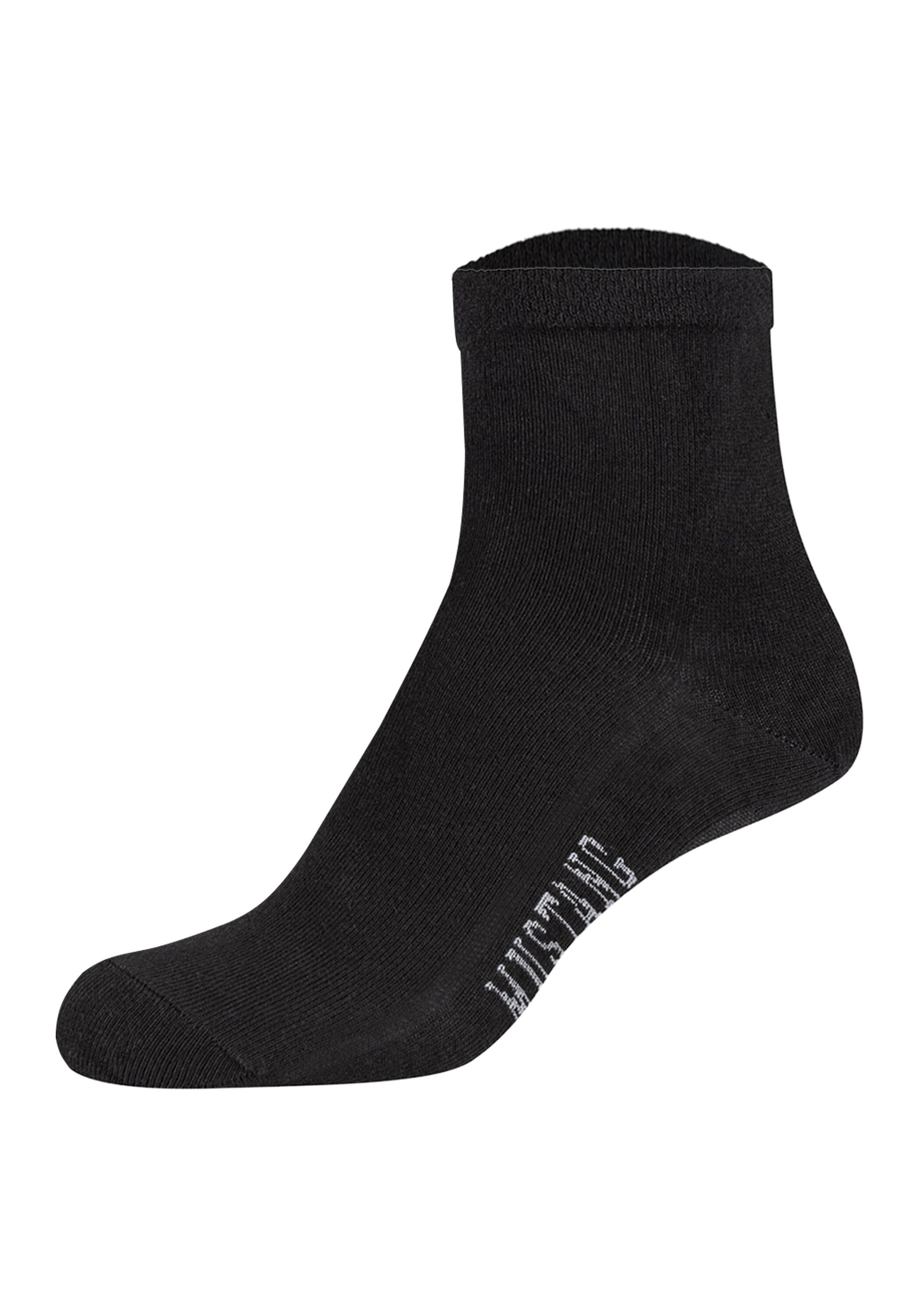 MUSTANG Kurzsocken »Socken Casual Organic Cotton Quarter 6-Pack 6er Pack« 6 Paar tlg.