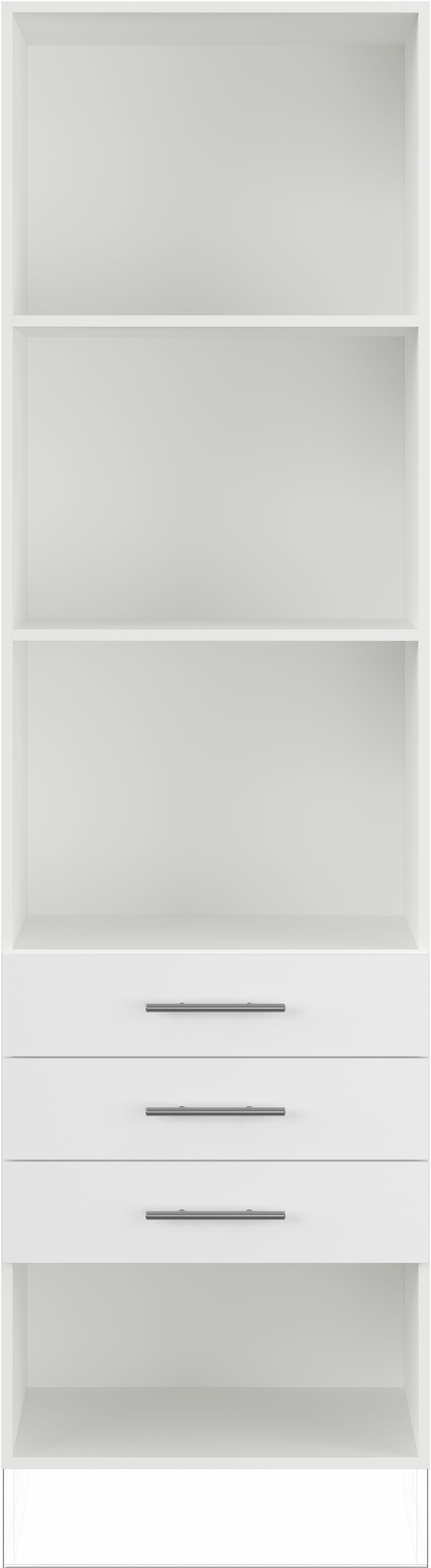 IMPULS KÜCHEN Seitenschrank »"Valencia", Breite/Höhe: 60/205,1 cm, mit Soft-Close« vormontiert, mit Schubkästen, mit verstellbaren Fachböden