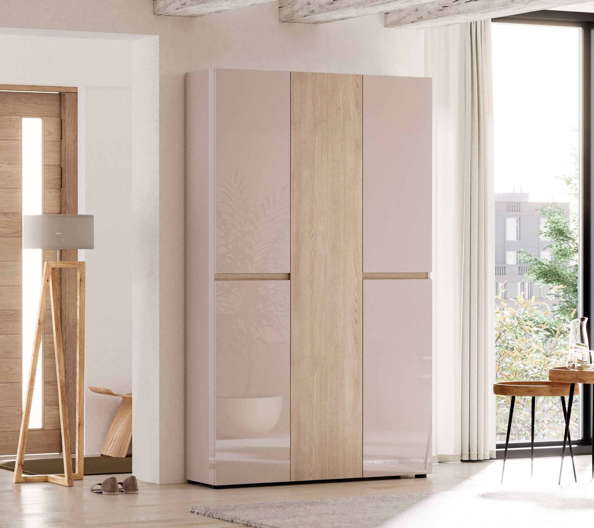 Home affaire Schuhschrank »LADY, Schuhkommode,Schuhmöbel,Schuhablage,Schuhregal« 20 Einlegeböden,24 Fächer,ca. 58 Paar Schuhe-Maße: B/T/H:120x34x200 cm