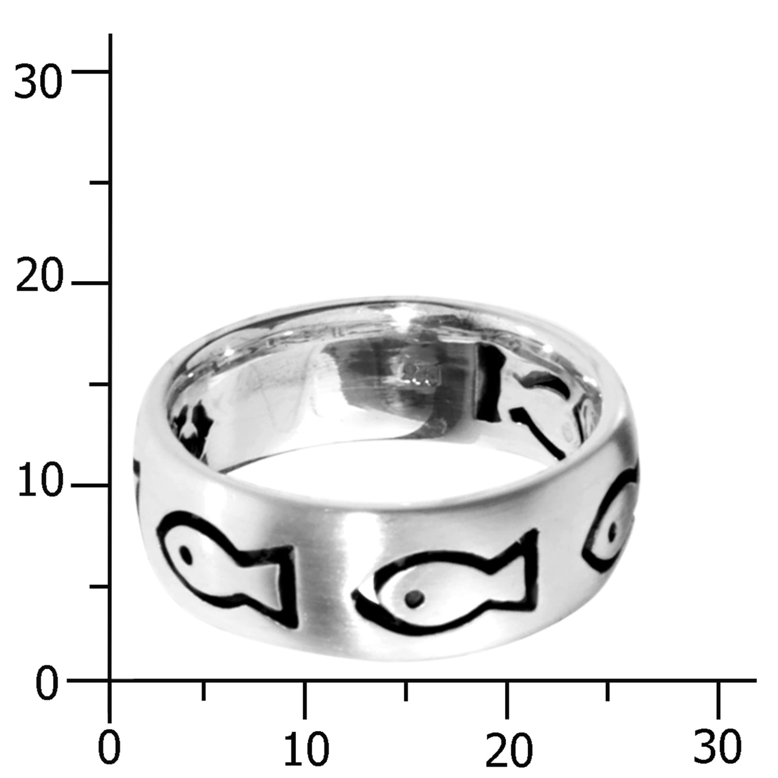 OSTSEE-SCHMUCK Fingerring »- Fisch - Silber 925/000 -,«