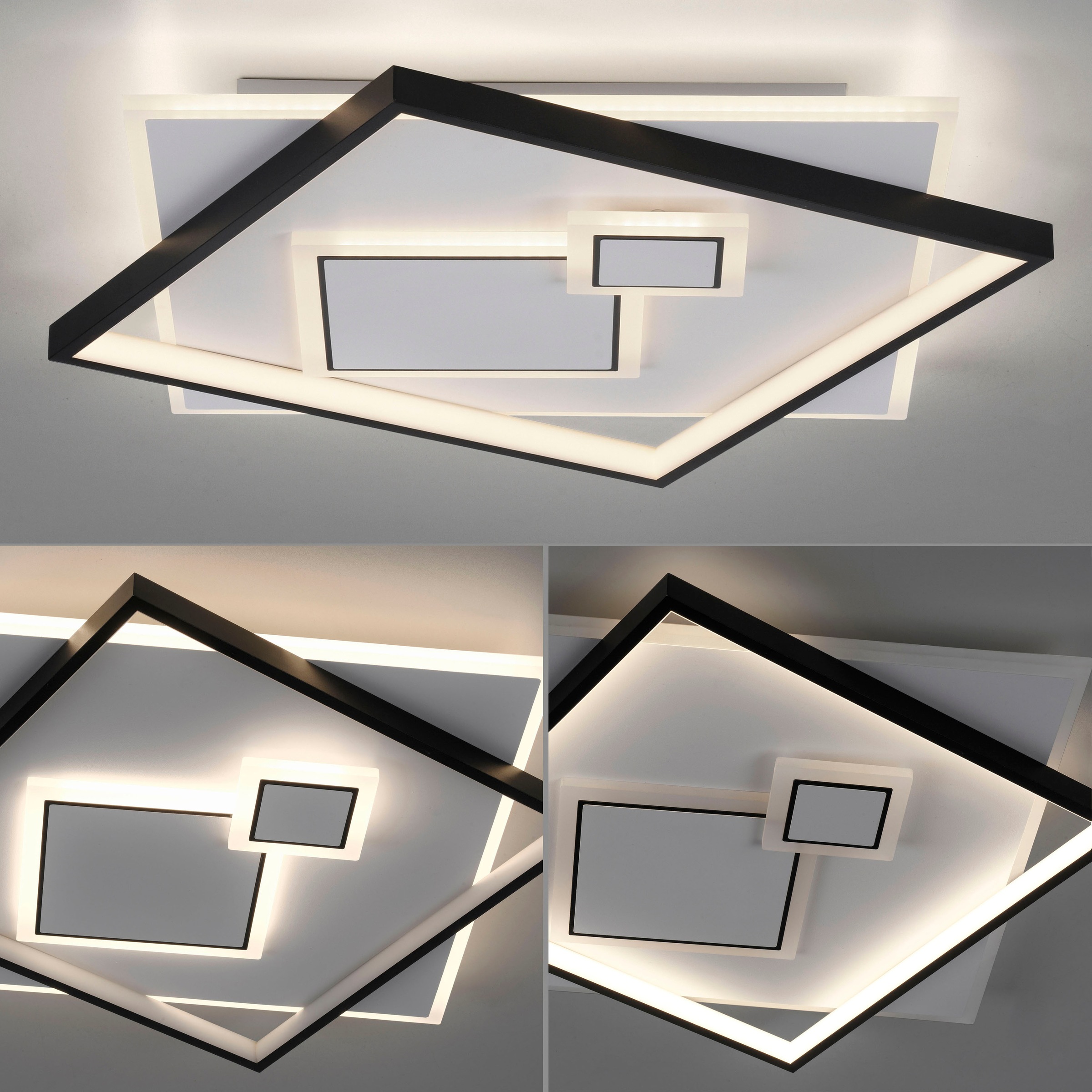 Paul Neuhaus Deckenleuchte »MAILAK«, 2 flammig, Leuchtmittel LED-Board-LED-Board | LED fest integriert-LED fest integriert, LED, separat steuerbar (Schalter)