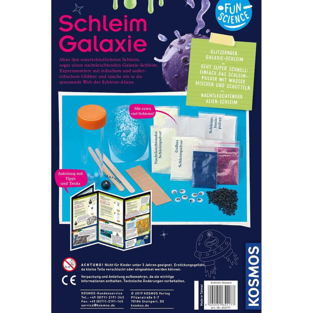 Kosmos Experimentierkasten »Fun Science Schleim-Galaxie«