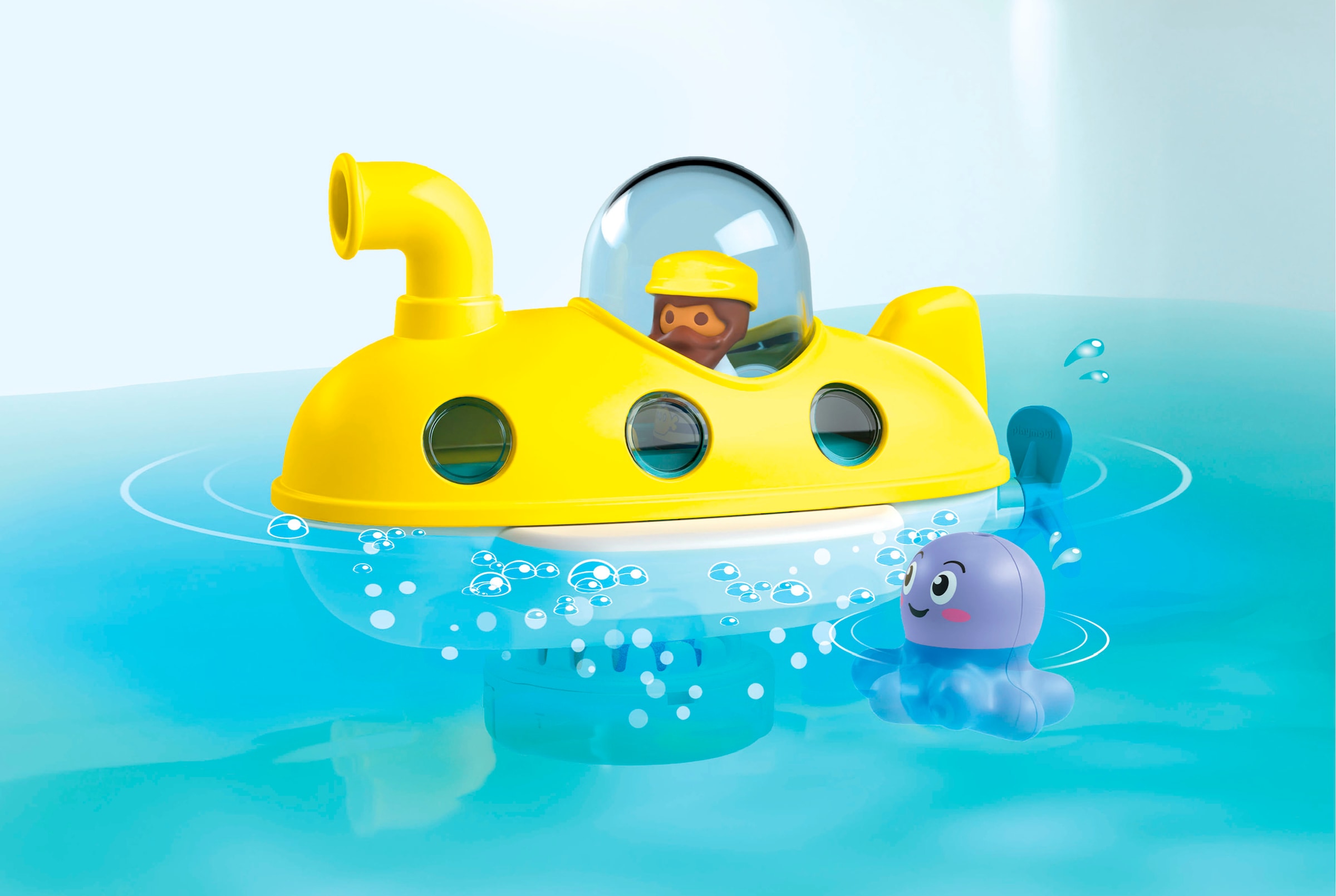 Playmobil® Konstruktions-Spielset »Buntes U-Boot (71440), JUNIOR AQUA & Tinti«, (9 St.), Made in Europe