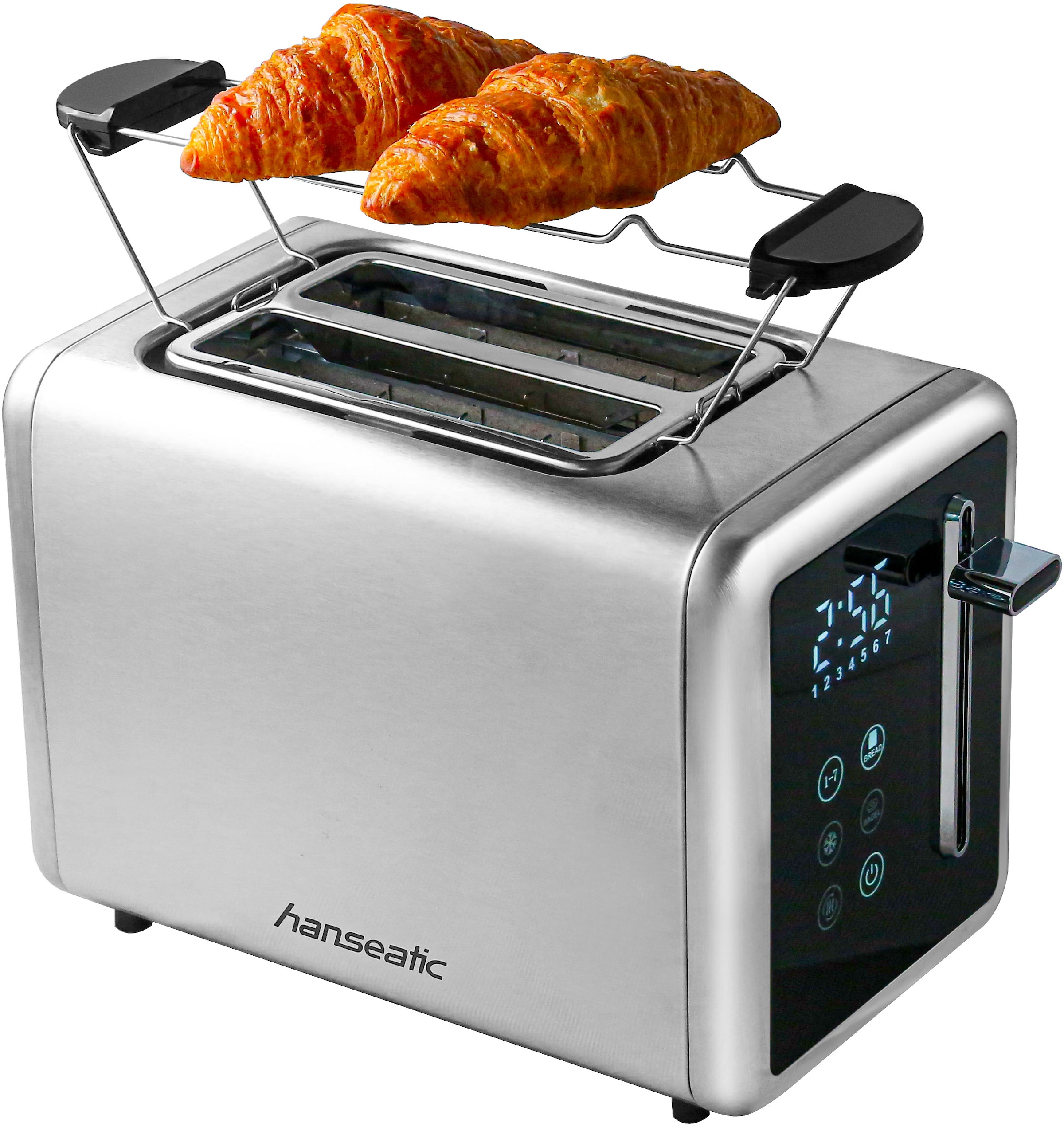 Hanseatic Toaster »HT9007BD«, 2 kurze Schlitze, 900 W