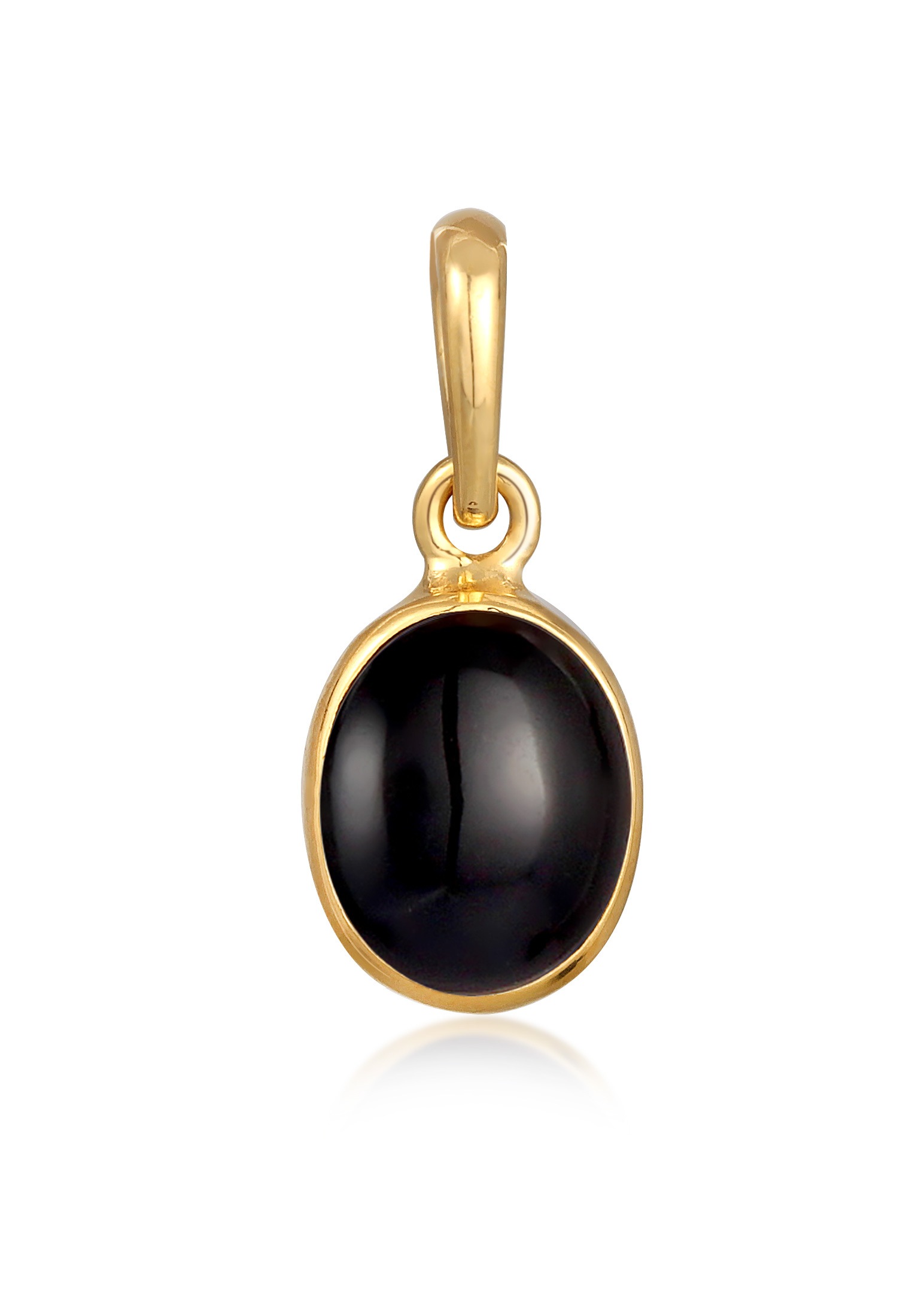 Elli Amulett »Anhänger Onyx Anhänger Klassisch 925 Silber«