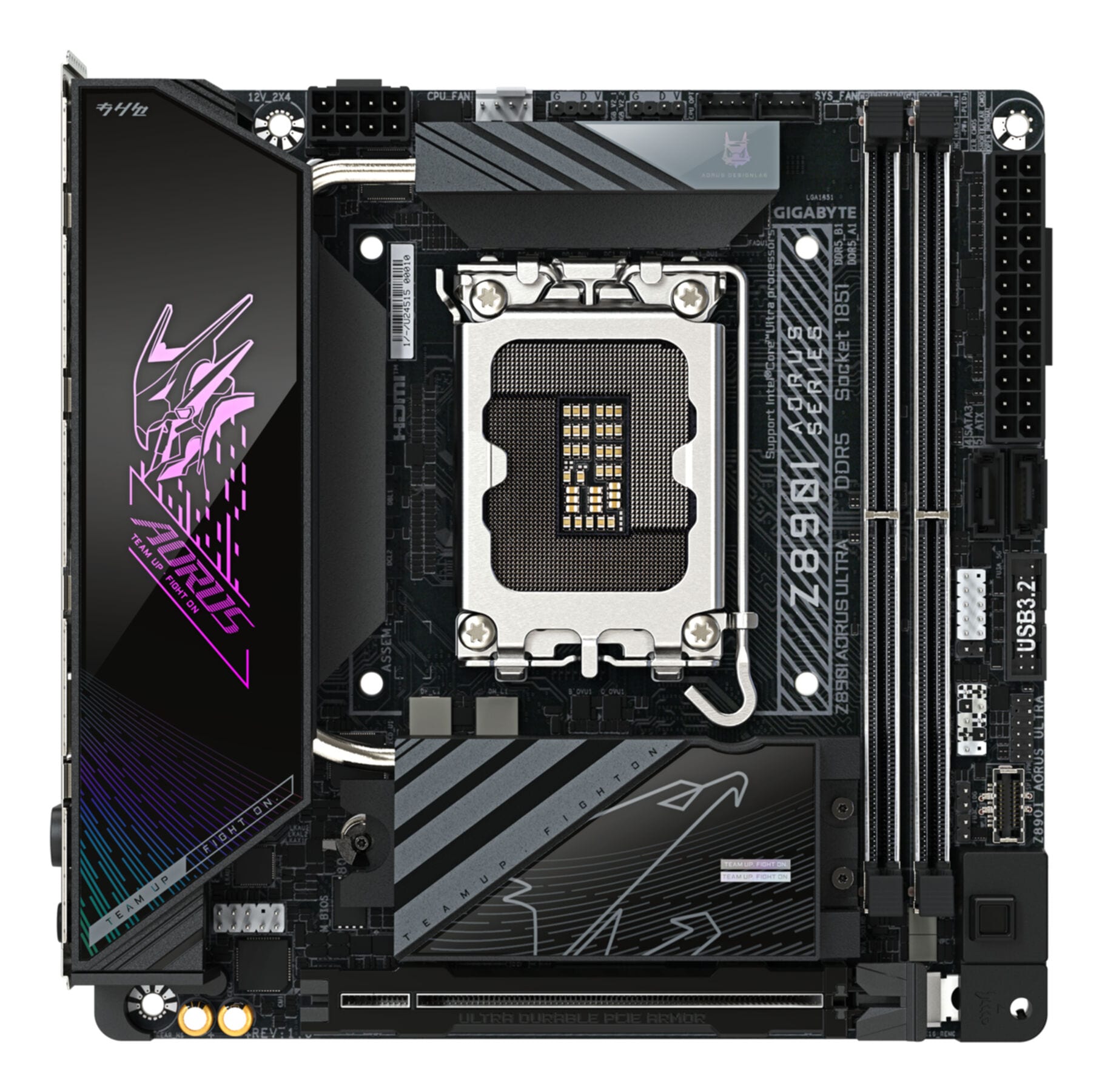 Gigabyte Mainboard »Z890I AORUS ULTRA Mainboard - Unterstützt Intel Core Ultra«