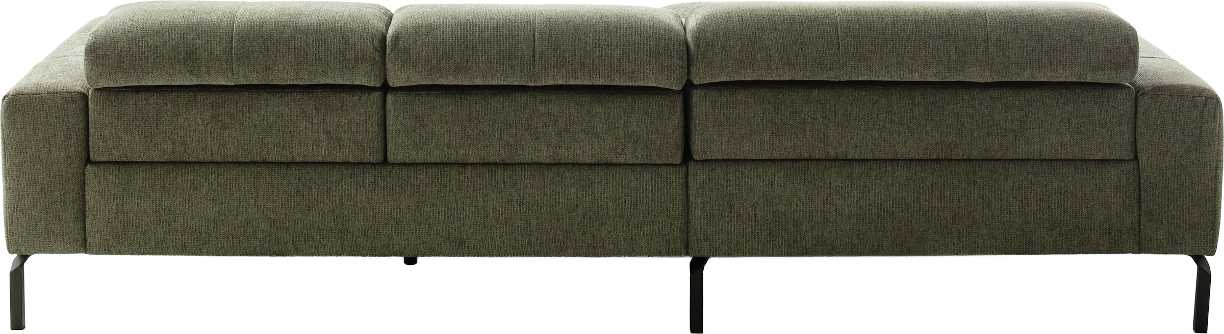 Home affaire Ecksofa »Claya Move, L-Form, Kopf- & Rückenverstellung, Breite 293 cm« Moderne Steppung, weicher Polsteraufbau & saugroboterfreundliche Höhe