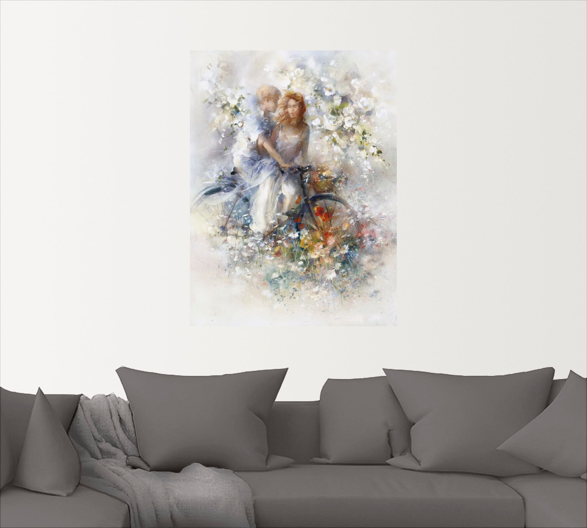 Artland Wandbild »Frühling II«, Paar, (1 St.), als Leinwandbild, Poster, Wandaufkleber in verschied. Größen