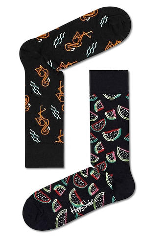 Happy Socks Socken »Flamingo und Watermelon«, mit farbigen Motiven kaufen