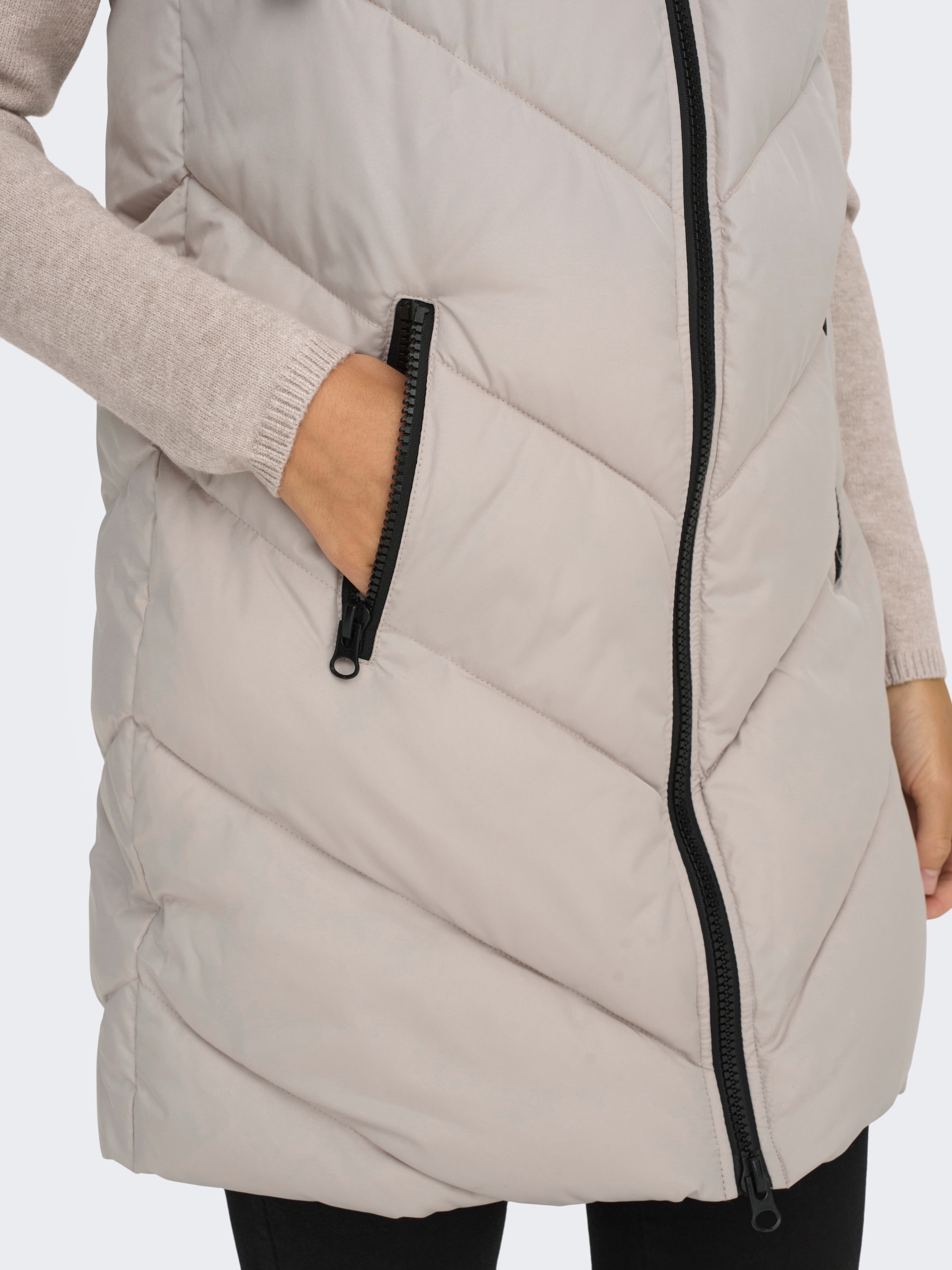 JDY Steppweste »JDYSKYLAR LIFE HOOD WAISTCOAT OTW NOOS«