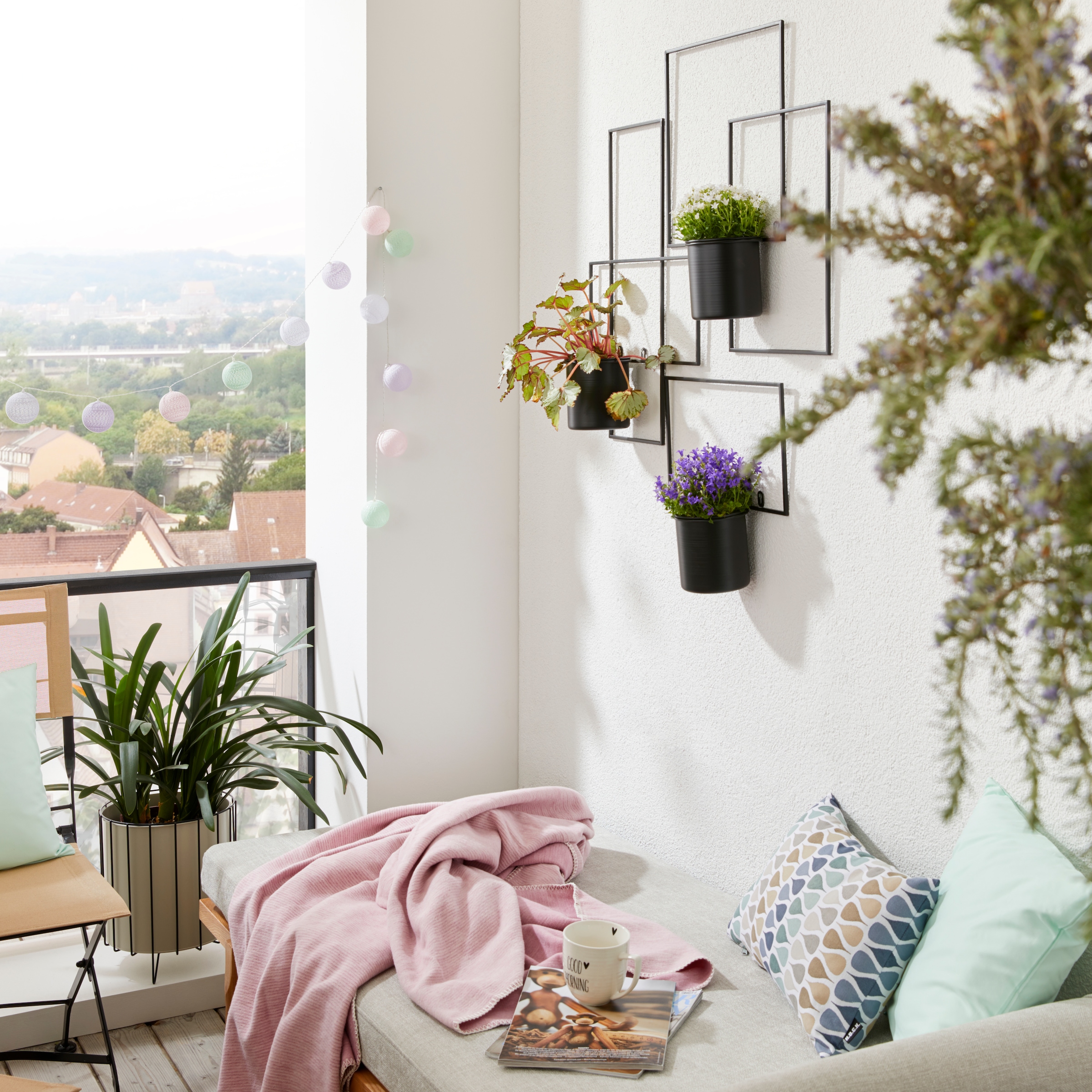 H.O.C.K. Dekokissen »Drops« geometrisches Muster,Kissenhülle mit Füllung, 1 Stück