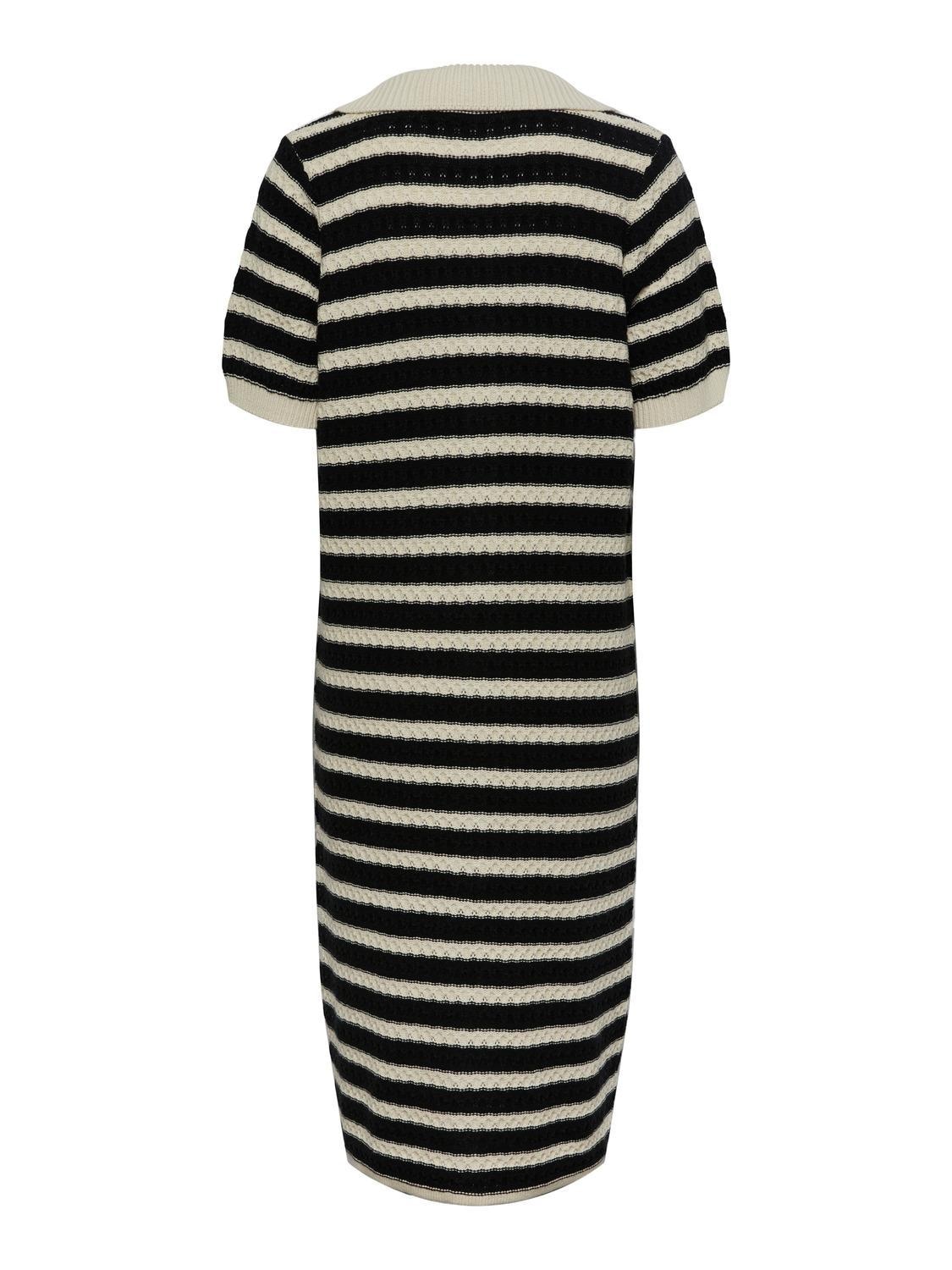Y.A.S Strickkleid »YASCROC SS MIDI KNIT DRESS NOOS«, im Streifendesign