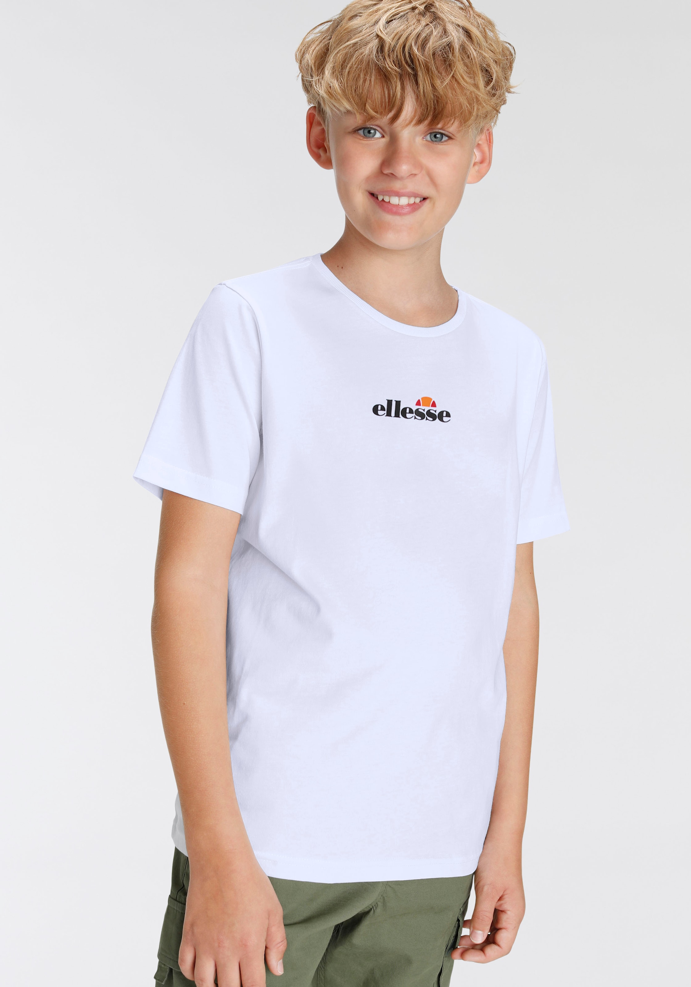 Ellesse T-Shirt »Packung« Packung, 2 für Kinder, sportlicher Stil, für Freizeit und Bewegung