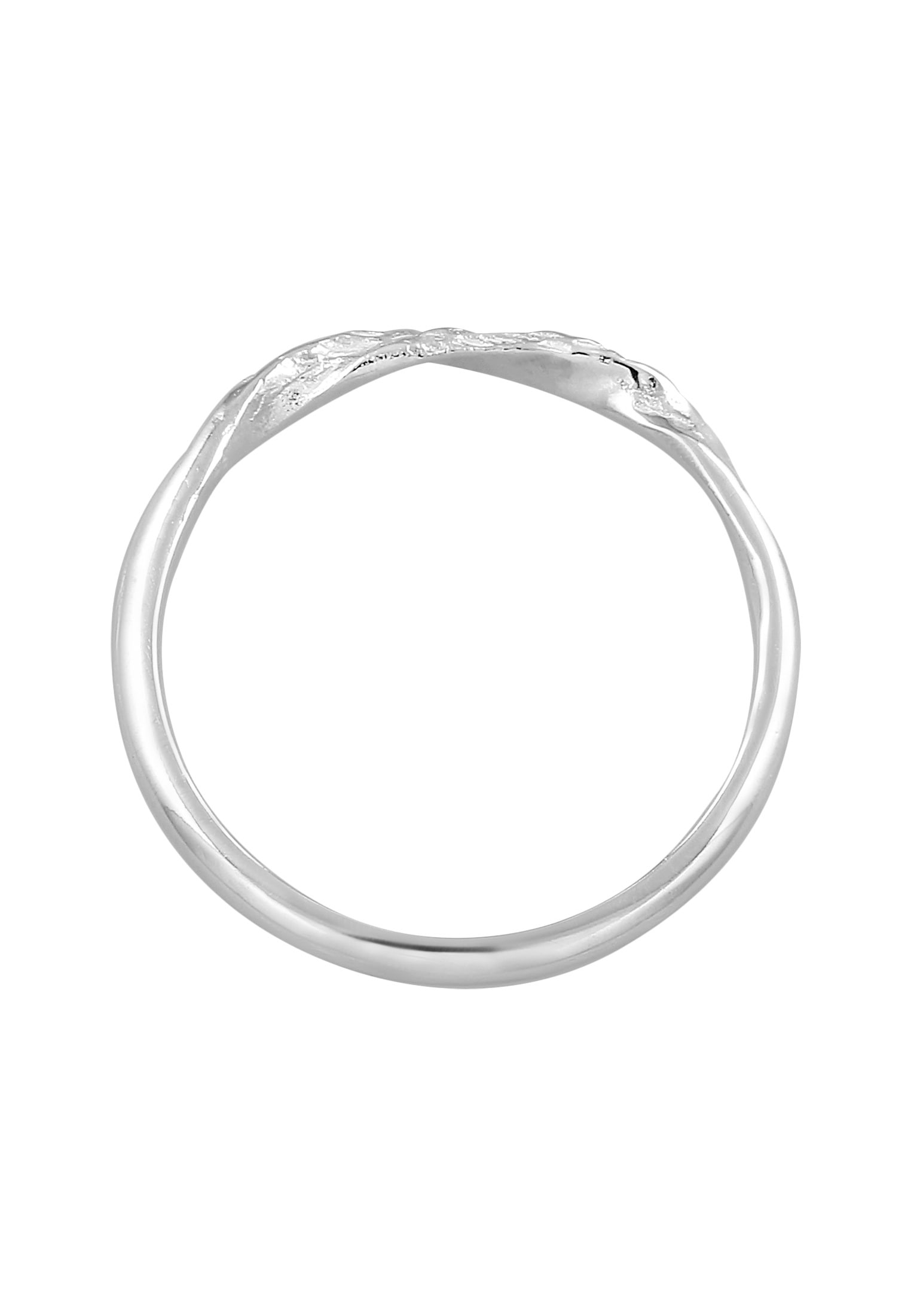 HAZE & GLORY Silberring »Ring Bandring gedreht - Moment 925 Silber«