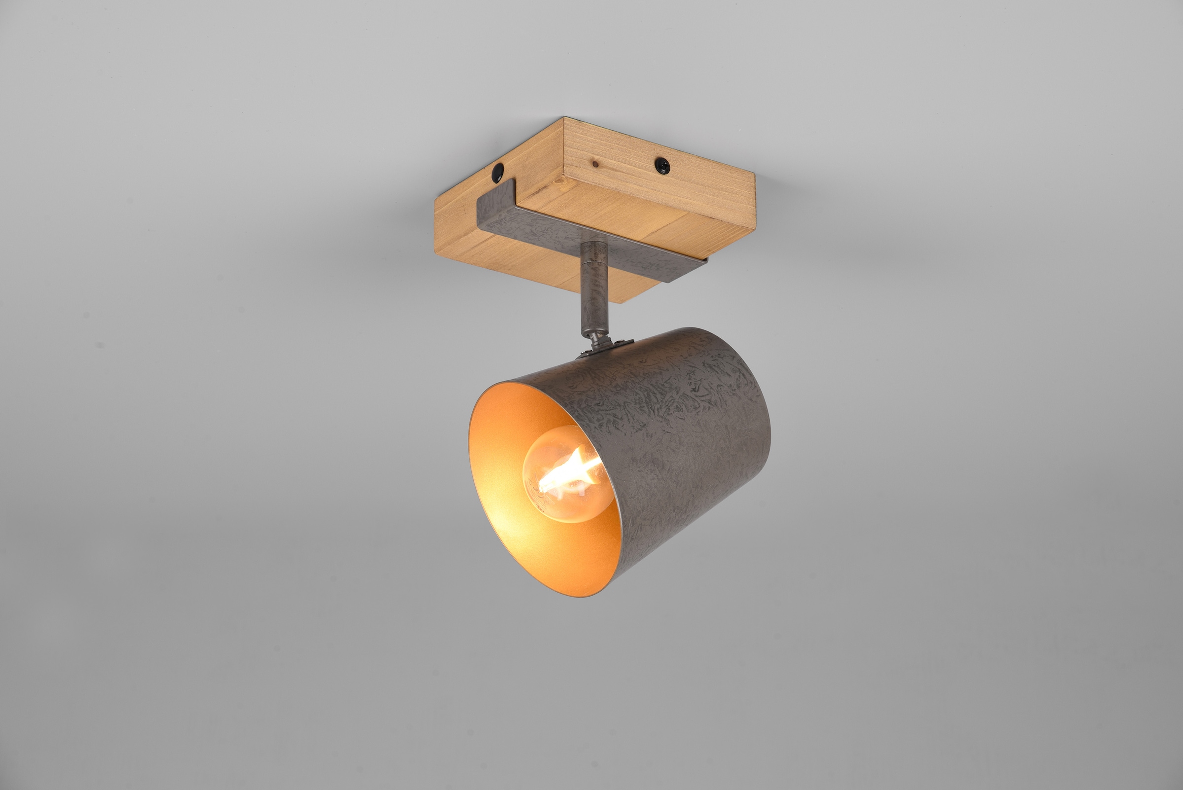 TRIO Leuchten Deckenstrahler »Bell«, 1 flammig-flammig, Spot 1-flammig zur Wand- und Deckenmontage / Leuchtmittel frei wählbar