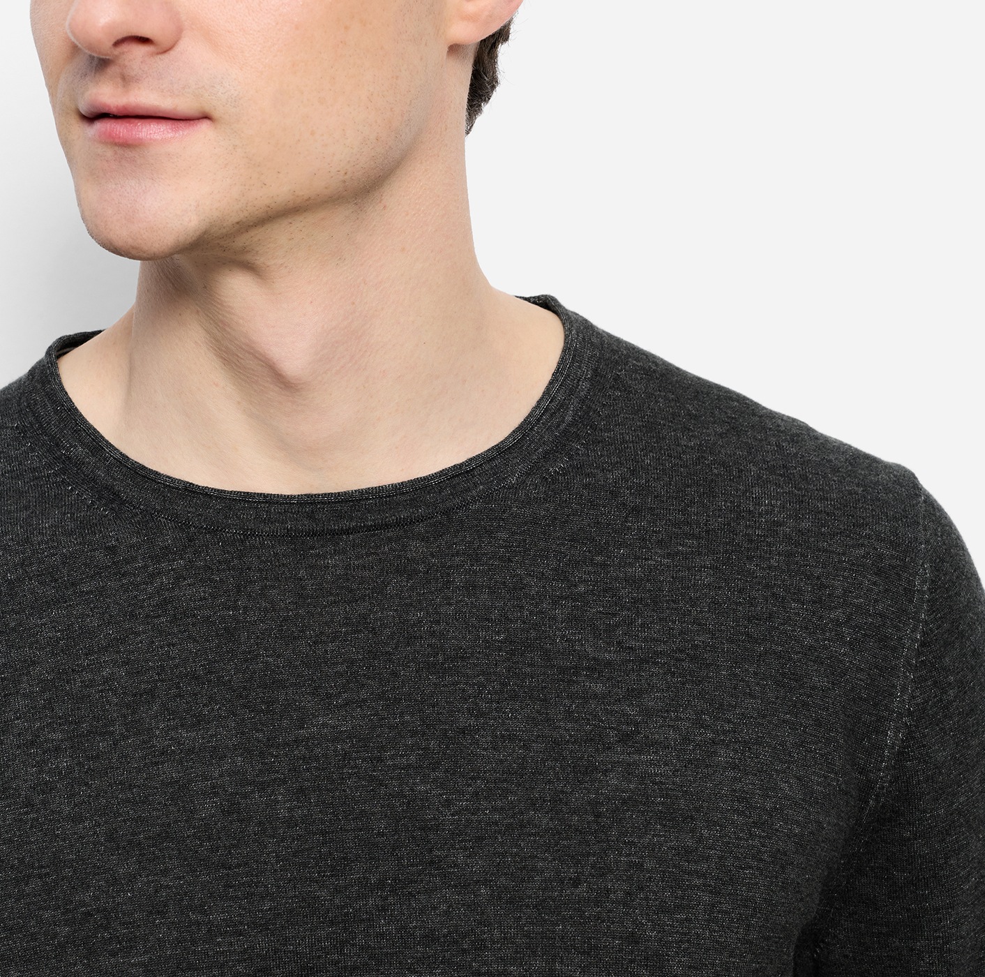 OLYMP Rundhalspullover »OLYMP Strick Casual« Crew Neck